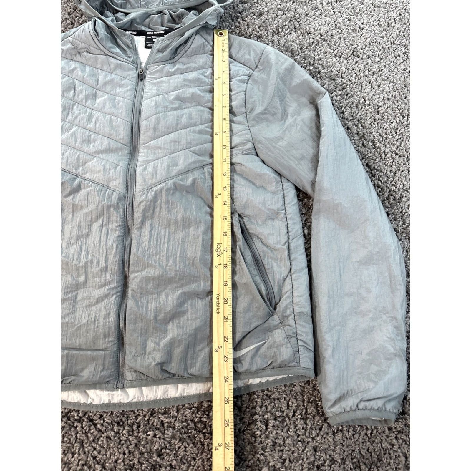 Nike Nike AeroLayer Reflective Repel Jacket Mens S Lightweight Windbreaker Running CU5388-084 Size US S / EU 44-46 / 1 - 2 Thumbnail
