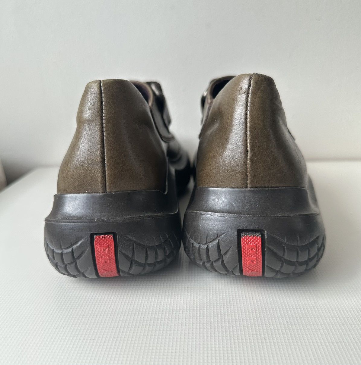 Prada Prada FW99 Leather strap trainers vibram sole Size US 5.5 / IT 35.5 - 9 Thumbnail