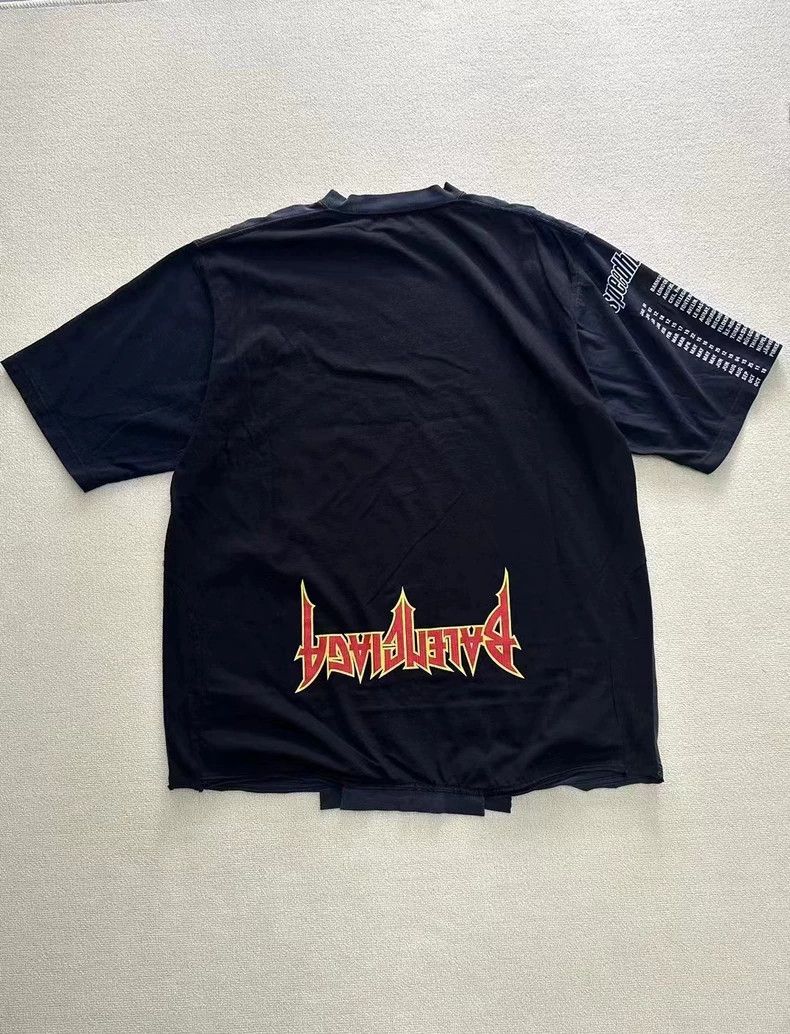 Balenciaga Balenciaga 22ss Inverted Upside Down Portrait Band Wash Do Size US S / EU 44-46 / 1 - 2 Thumbnail