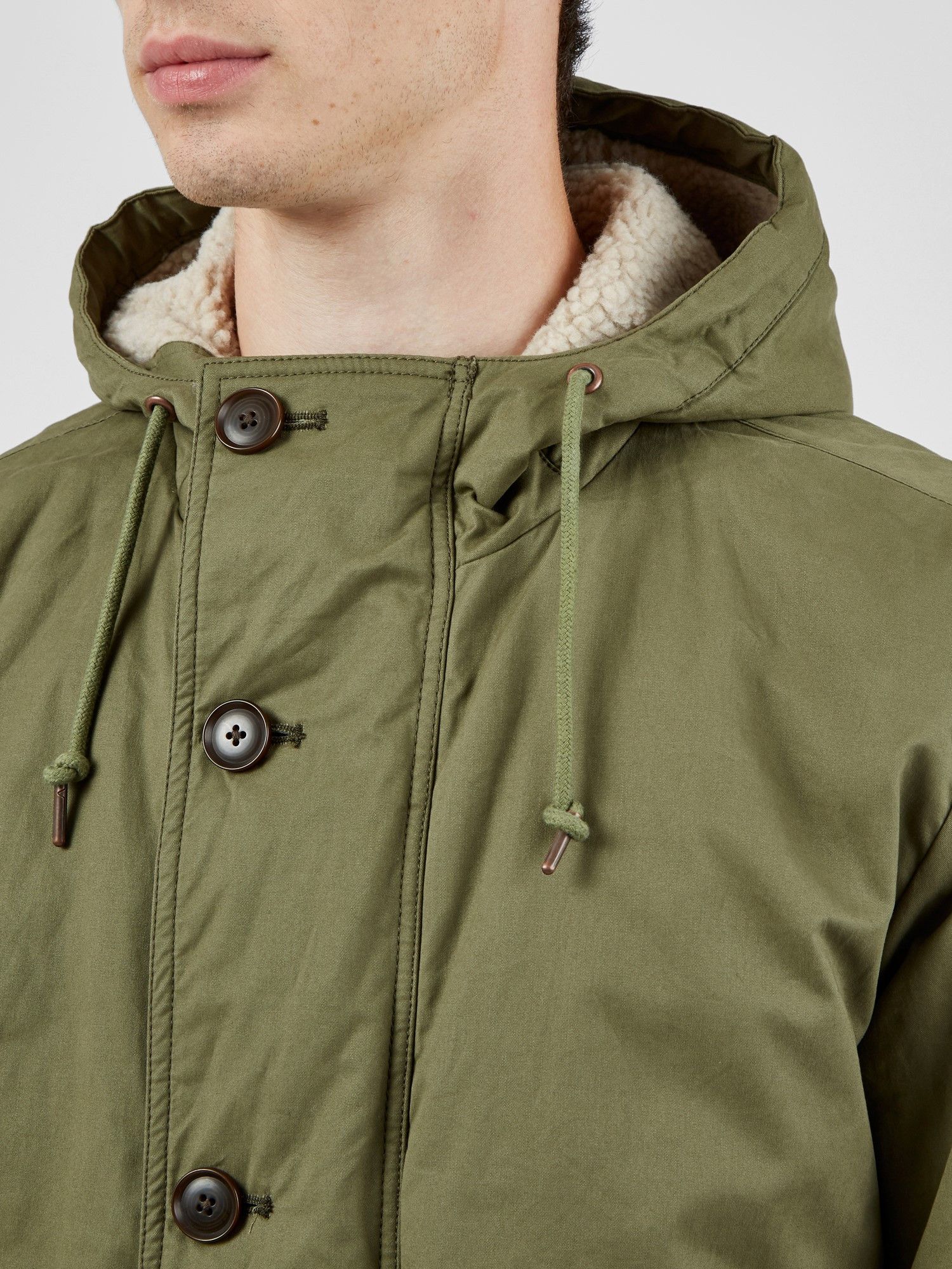 Ben Sherman Ben Sherman N3B Green Hemp Military Hemp Parka Jacket Size US XL / EU 56 / 4 - 4 Thumbnail