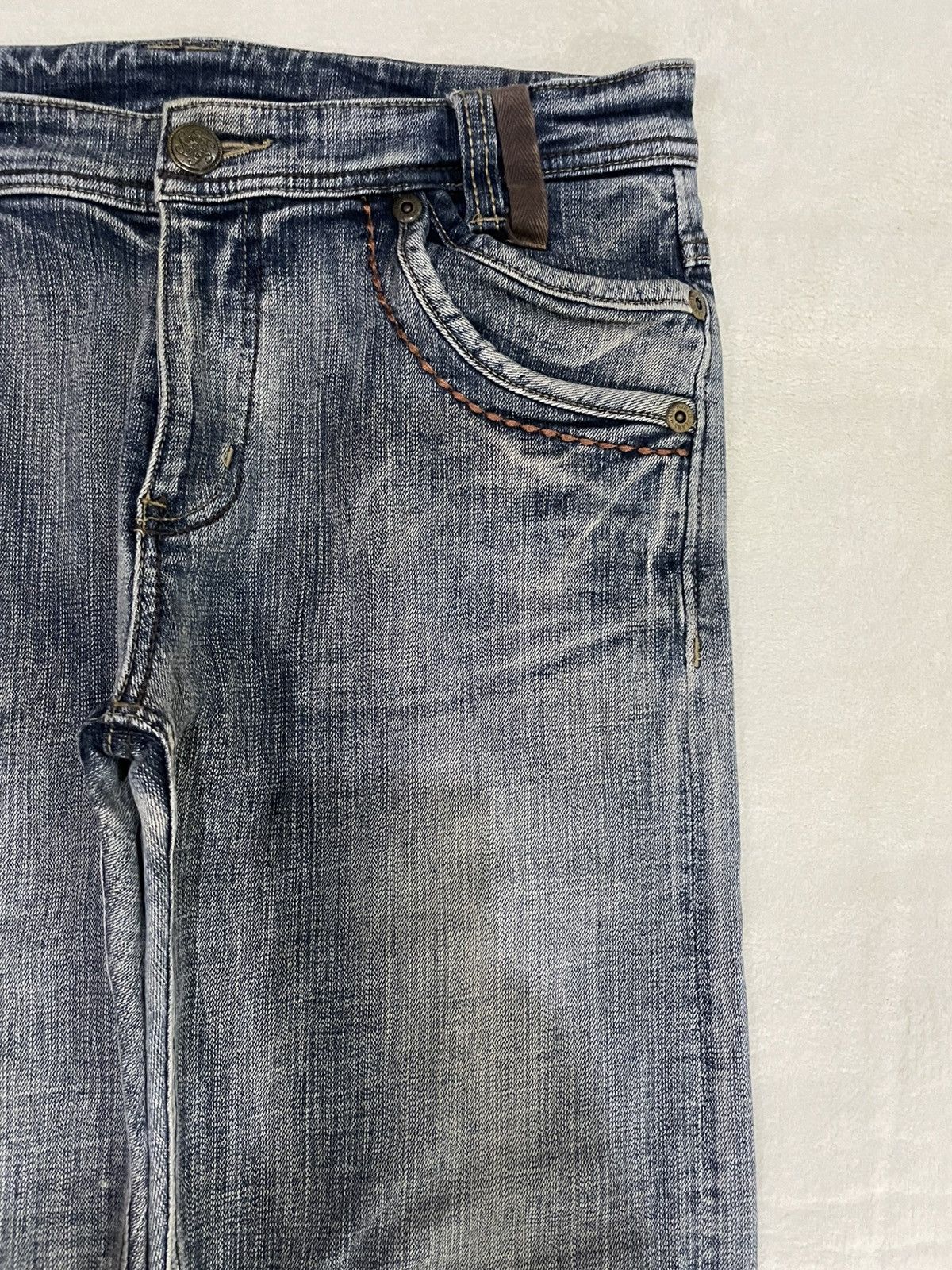 Japanese Brand Vintage Japanese Brand Faded Denim Jeans Size US 33 - 4 Thumbnail