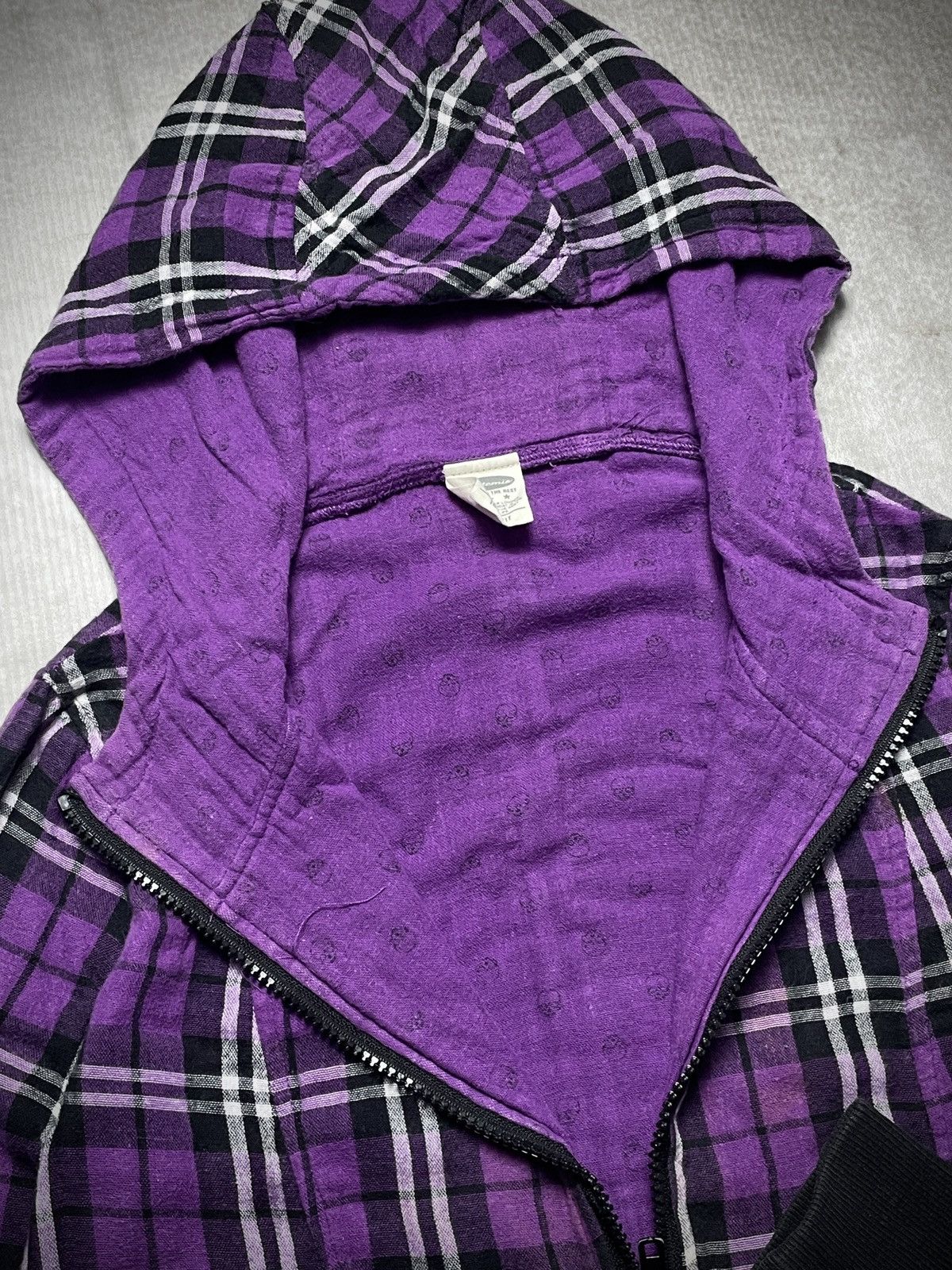 Japanese Brand 2000’s Artemis - LGB Style Plaid Hooded Jacket Size US XS / EU 42 / 0 - 8 Thumbnail