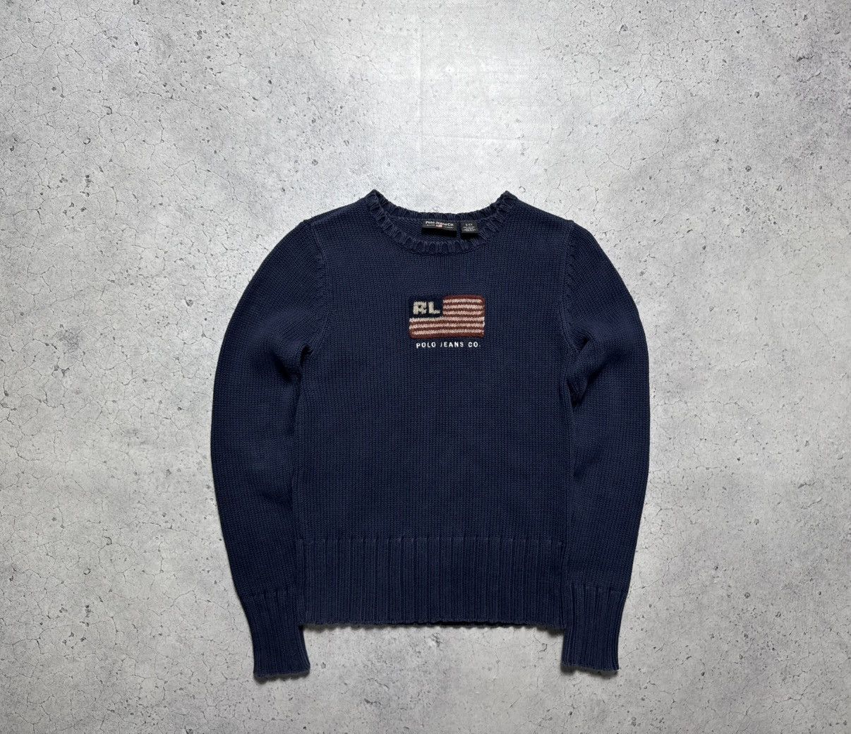 Polo Ralph Lauren Polo Ralph Lauren Jeans Company USA Flag Women’s Sweater Size S / US 4 / IT 40 - 1 Thumbnail