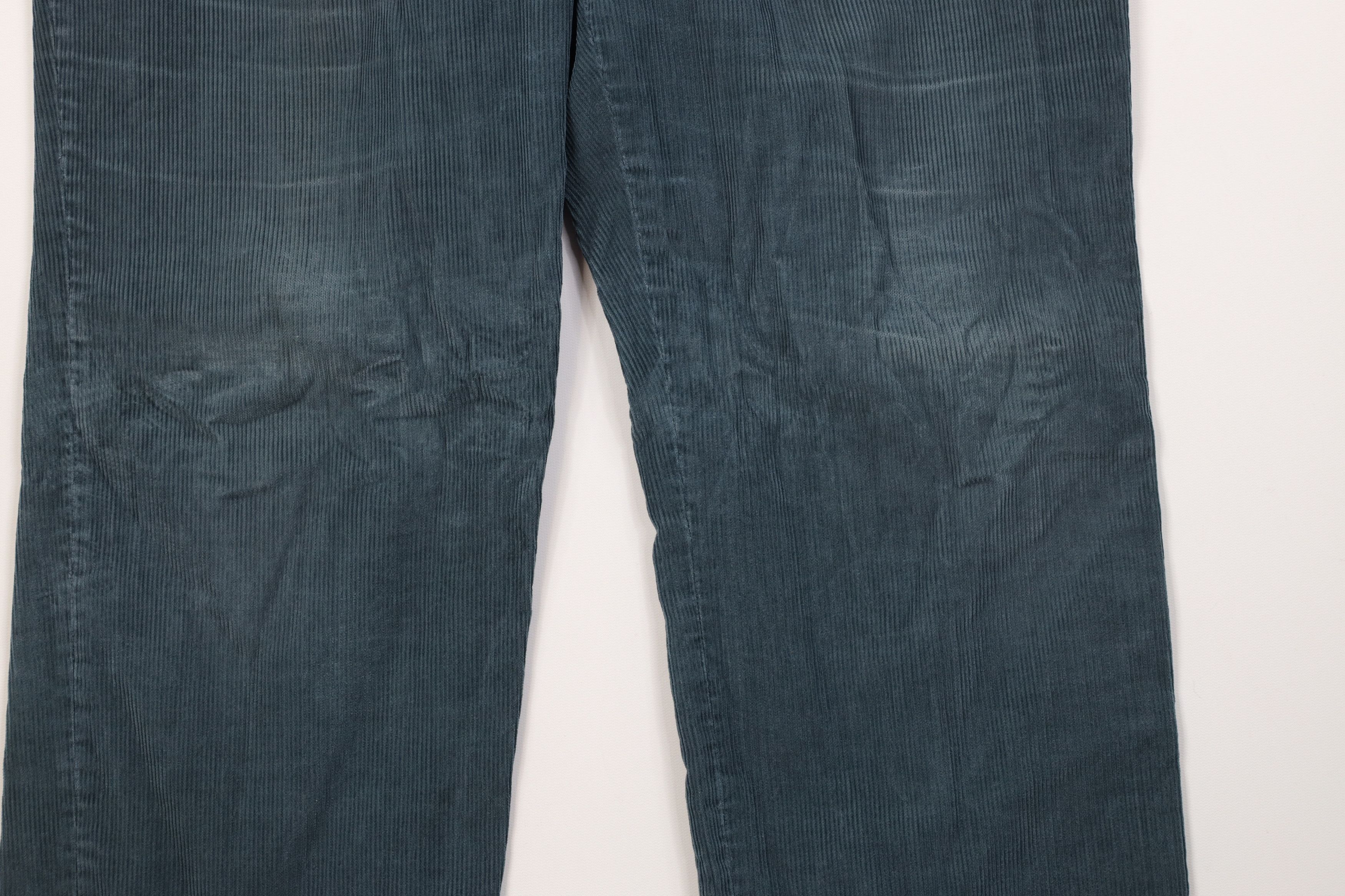 Vintage Vintage 70s Streetwear Wide Leg Corduroy Pants Green USA Size US 38 / EU 54 - 4 Thumbnail