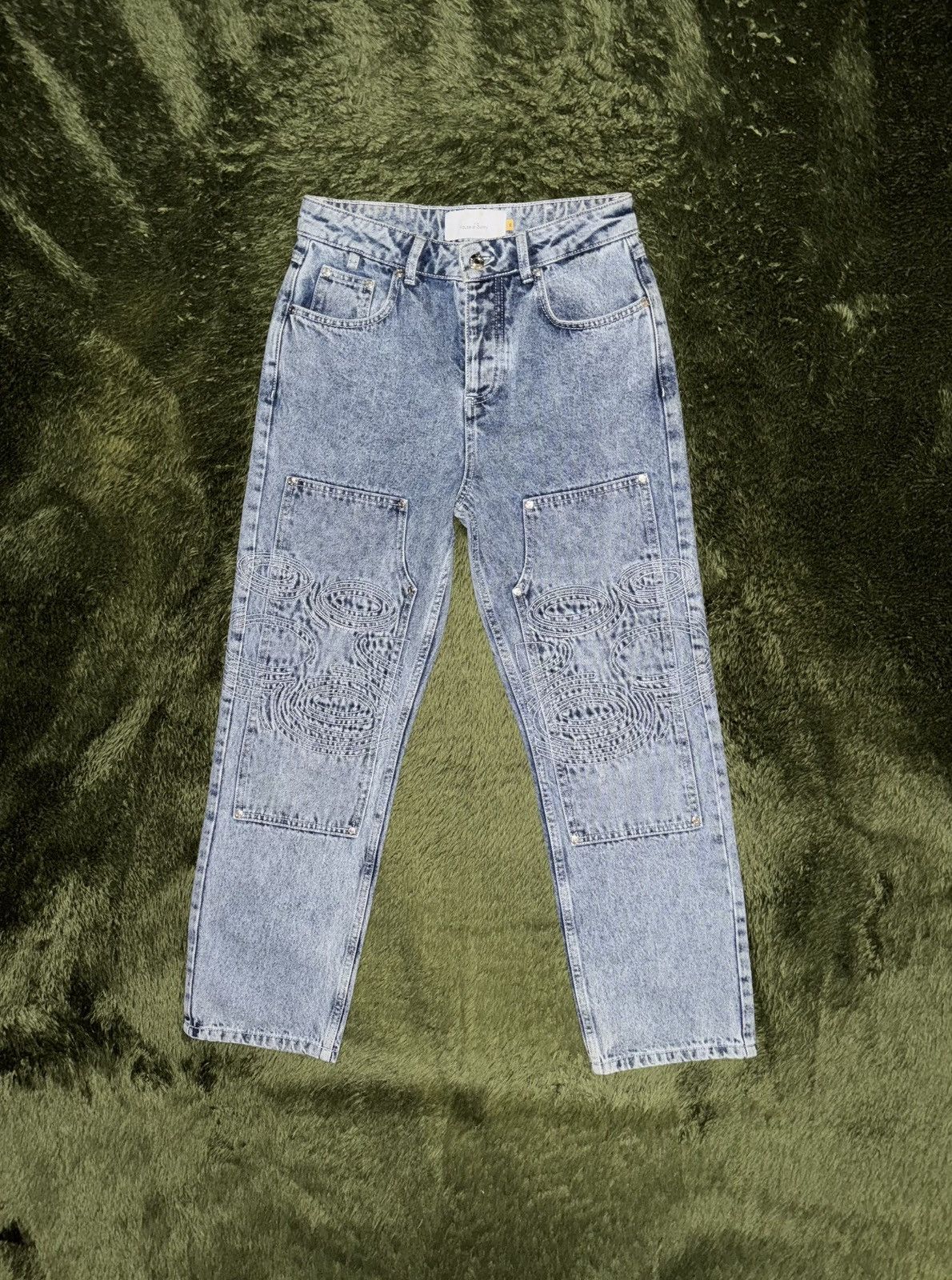 House of Sunny House of Sunny HOCKNEY Stitch Detail Double Knee Pants Size 28" / US 6 / IT 42 - 1 Thumbnail