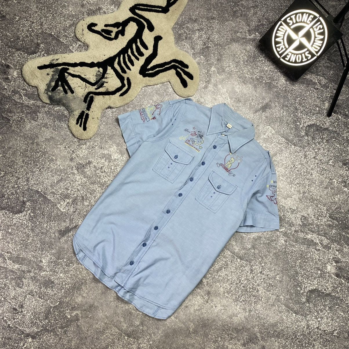 Diesel Vintage Diesel Big Logo Archival Designer shirt Size US M / EU 48-50 / 2 - 3 Thumbnail