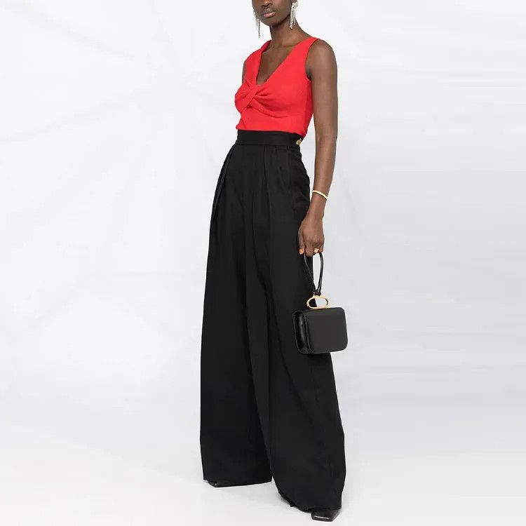 Alexander McQueen o1y0325 Evening Top in Red Size L / US 10 / IT 46 - 4 Thumbnail