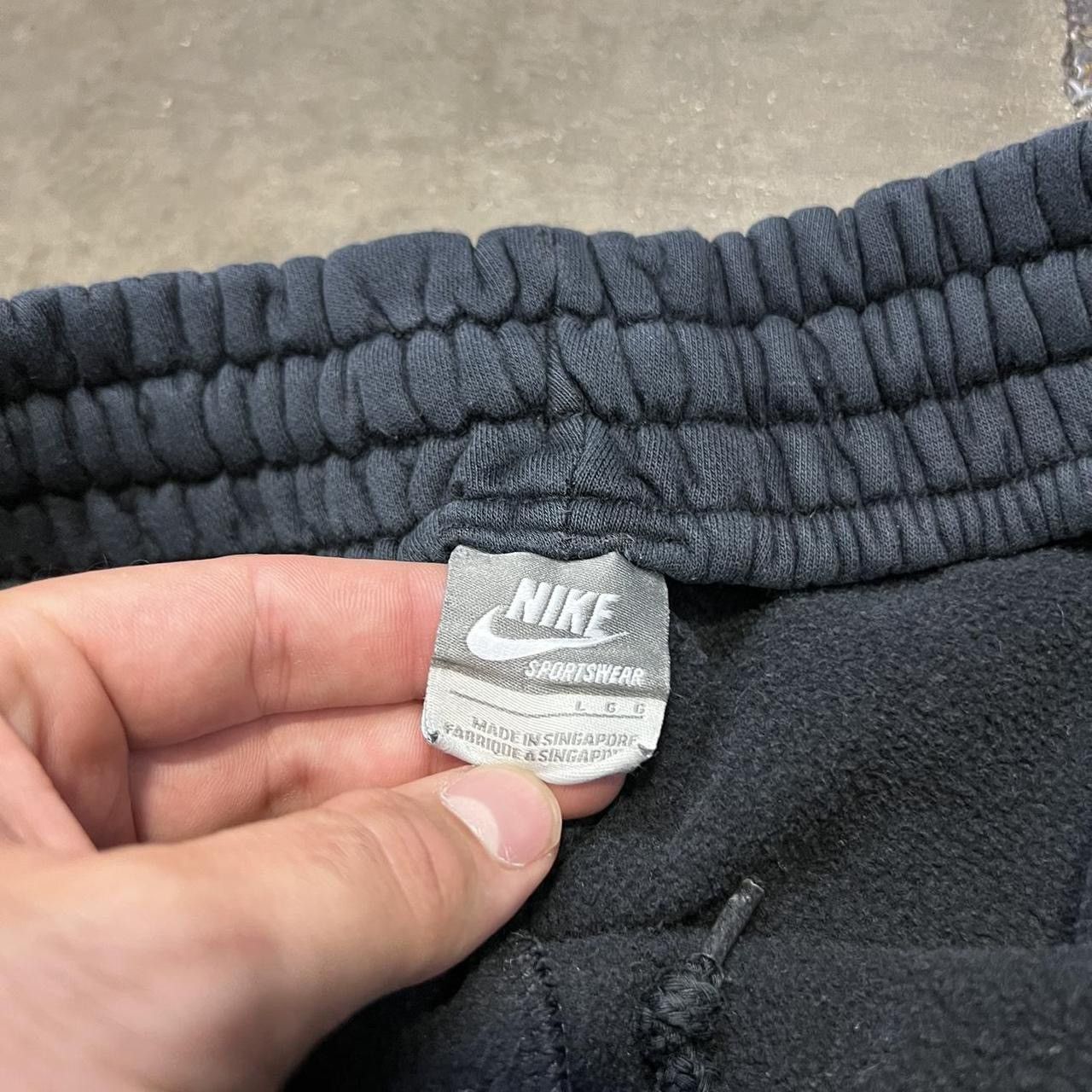 Nike × Vintage Vintage Y2K Nike Mini Swoosh Cotton Sweatpants Baggy Drill Size US 36 / EU 52 - 8 Thumbnail