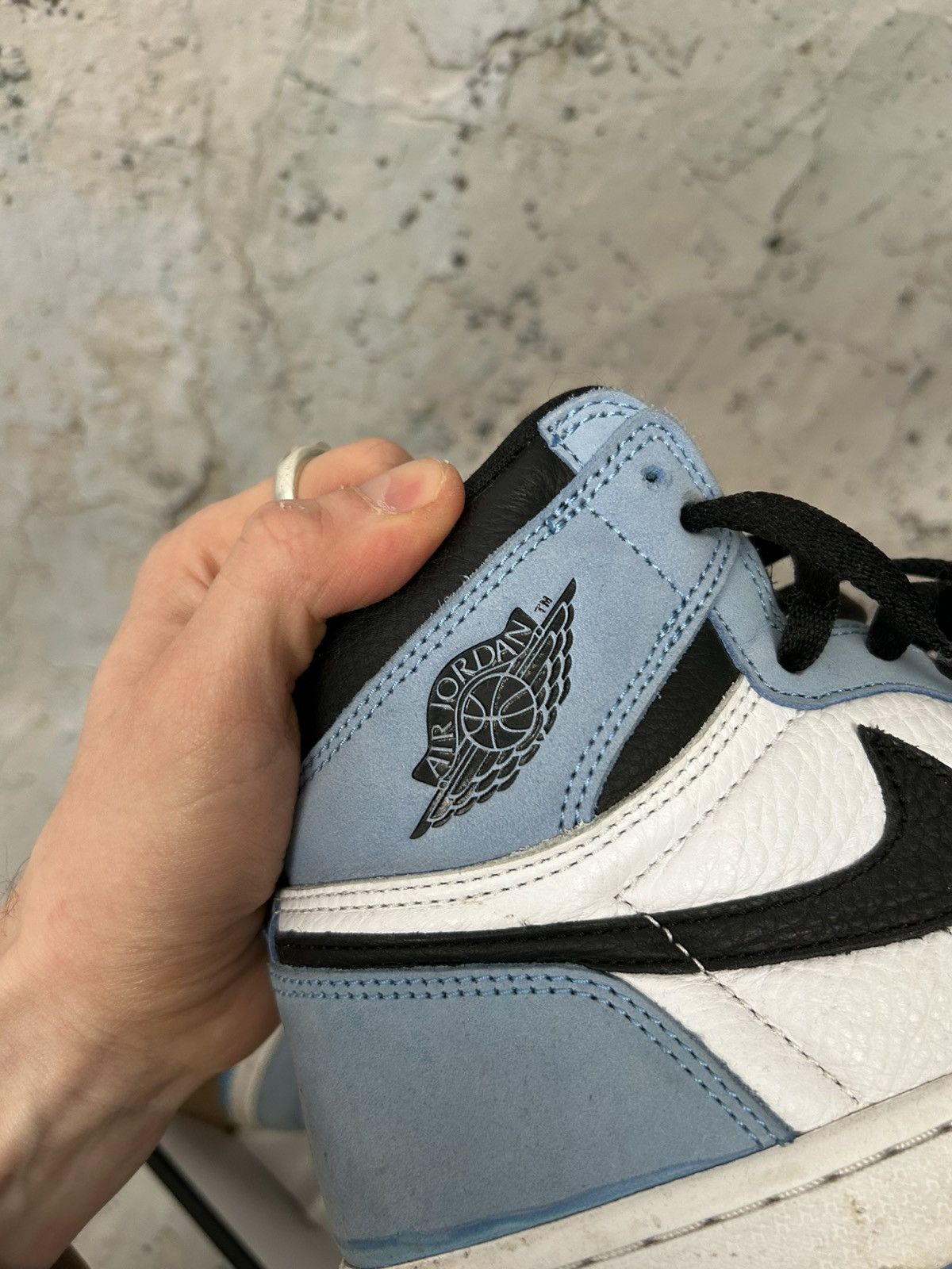 Jordan Brand Jordan 1 Nike Air University Blue Streetwear Sneaker Rare Size US 8.5 / EU 41-42 - 13 Thumbnail
