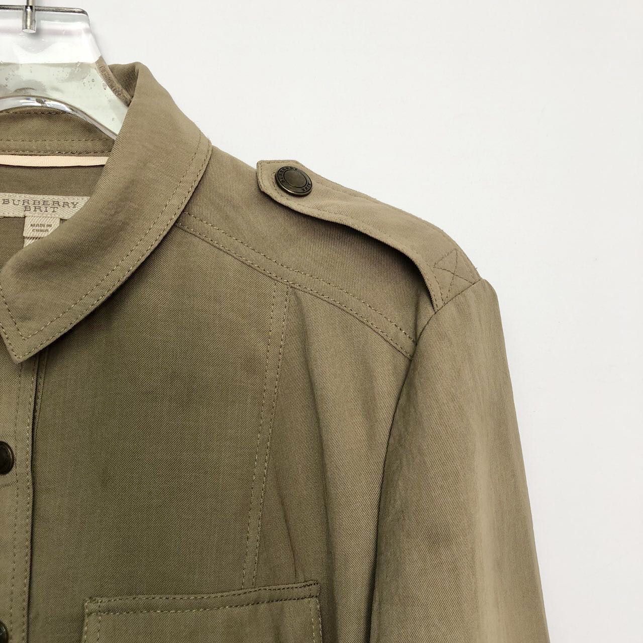 Burberry Burberry Design Point Collar Long Sleeve Shirt K26WX Size M / US 6-8 / IT 42-44 - 3 Thumbnail