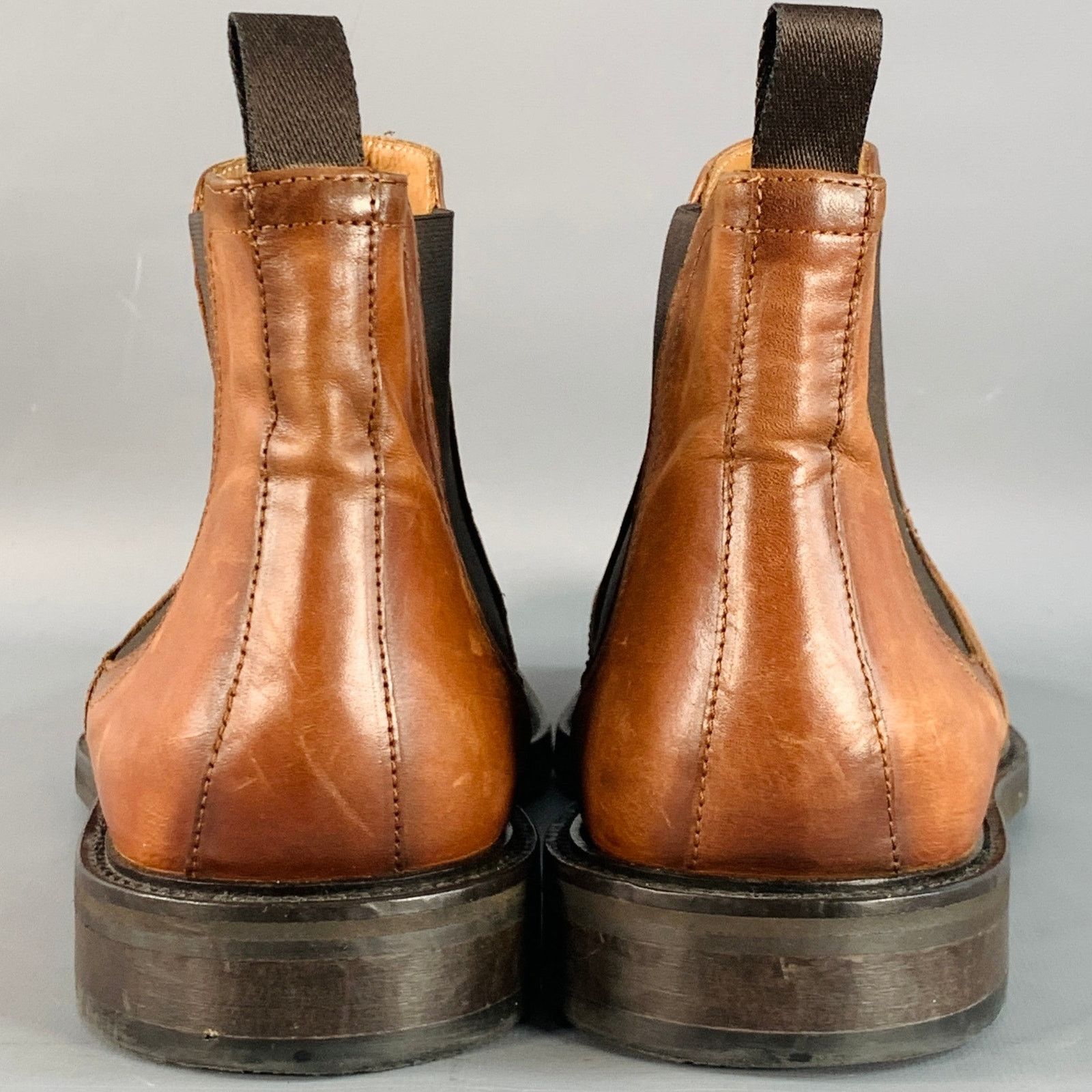 Antonio Maurizi ANTONIO MAURIZI Size 13 Brown Leather Ankle Chelsea Boots Size US 13 / EU 46 - 3 Thumbnail