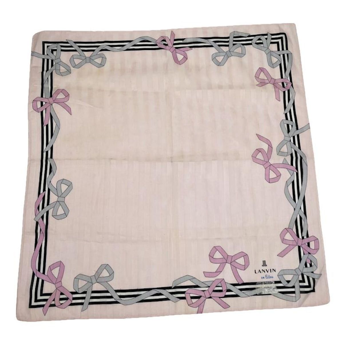 Lanvin Pink Silk Scarf Size ONE SIZE - 1 Thumbnail