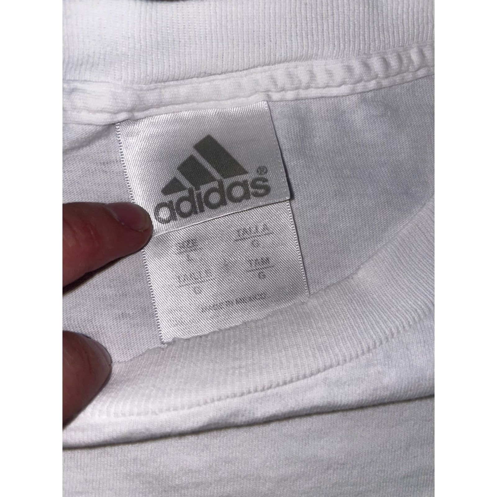 Adidas VINTAGE adidas Stamped FC Soccer T-Shirt White L Mens Size US L / EU 52-54 / 3 - 3 Thumbnail