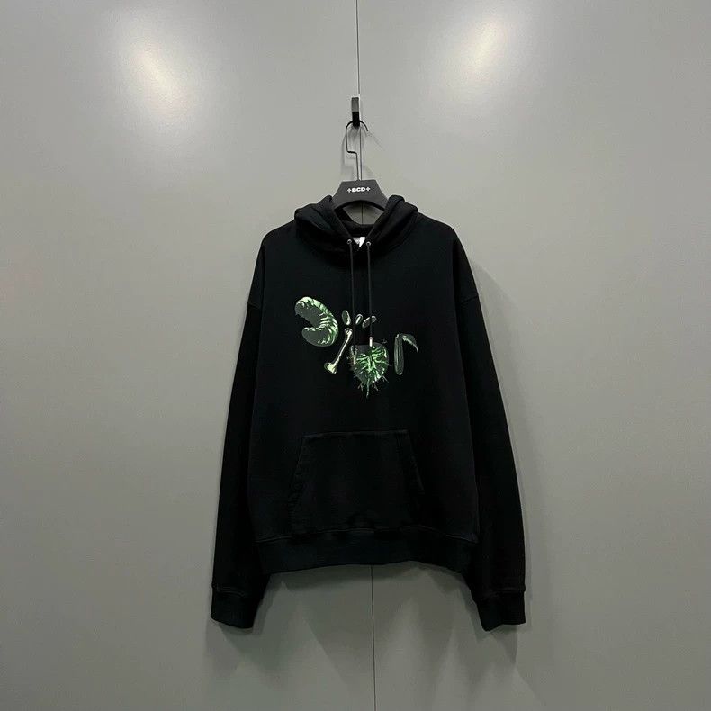 Dior Dior Co-branded black printed hoodie 2504-Nextarrow Size US XXL / EU 58 / 5 - 1 Thumbnail