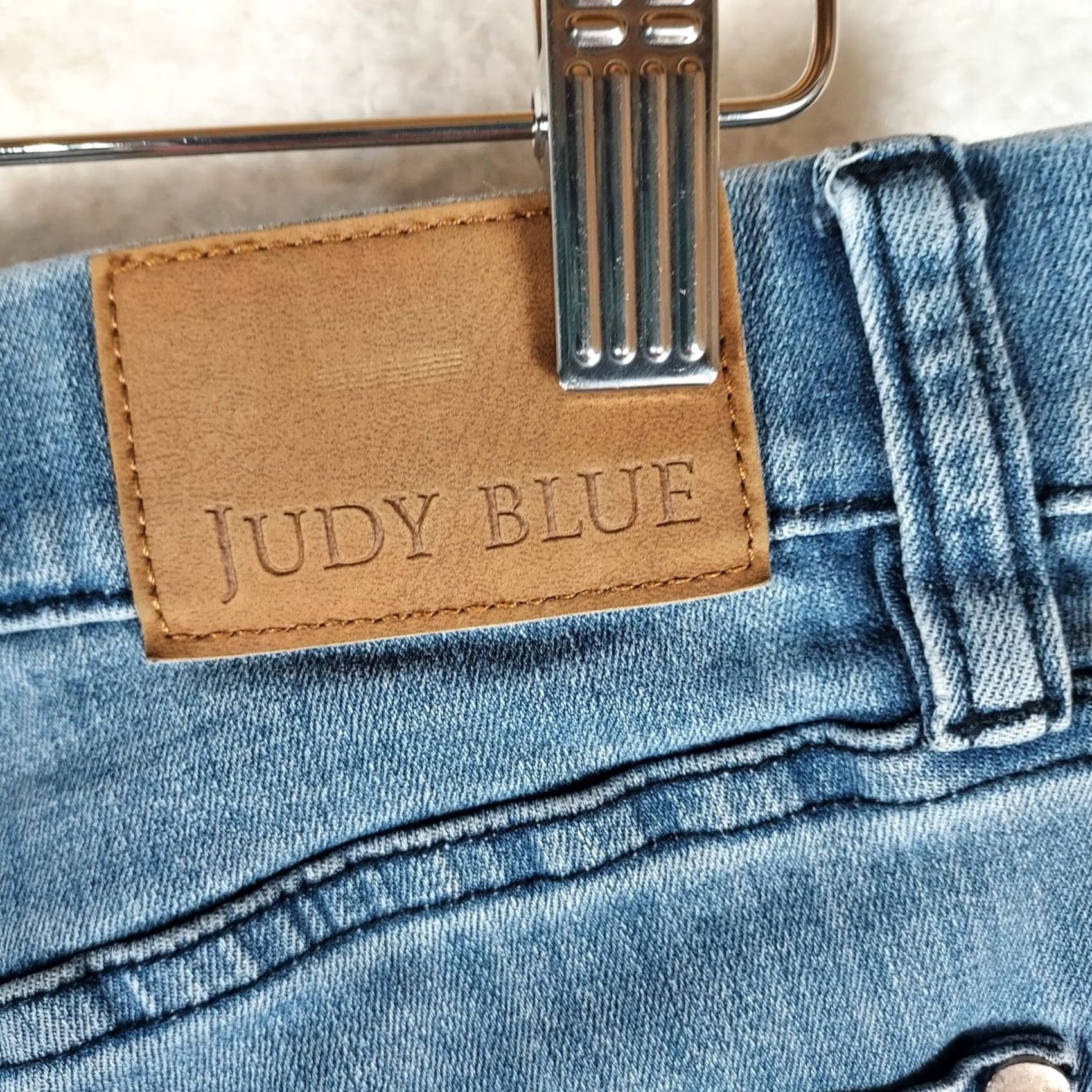 Denime Judy Blue Women’s Jeans 9/29 Medium Wash Skinny Stretch Denim 5-Pocket Blue Regular Size M Adults Girls? Size 32" / US 10 / IT 46 - 7 Thumbnail