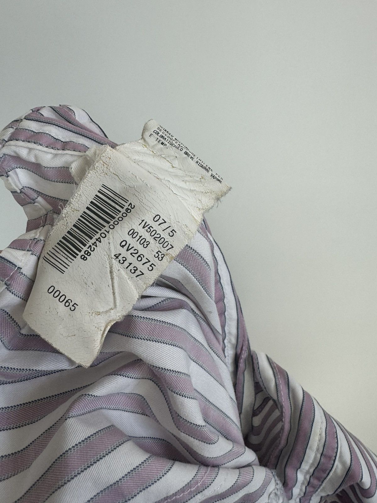 Versace Jeans Couture × Vintage Vintage Versace Jeans Couture Striped Long Sleeve Shirt Size US XXL / EU 58 / 5 - 8 Thumbnail