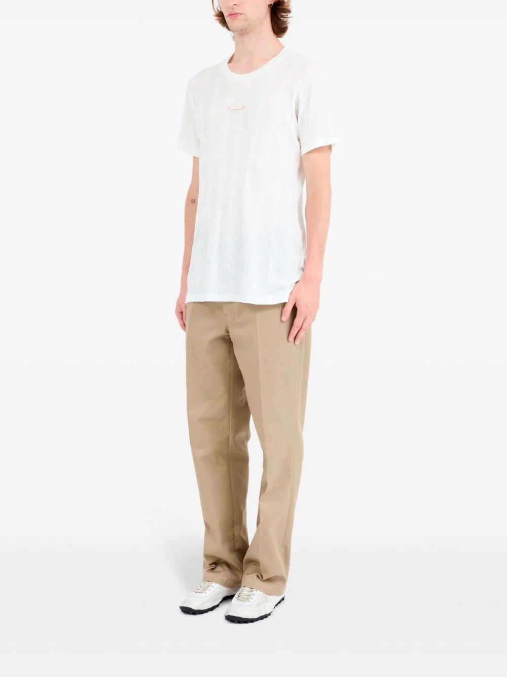 o1w1db10126 Name Tag T-Shirt in White