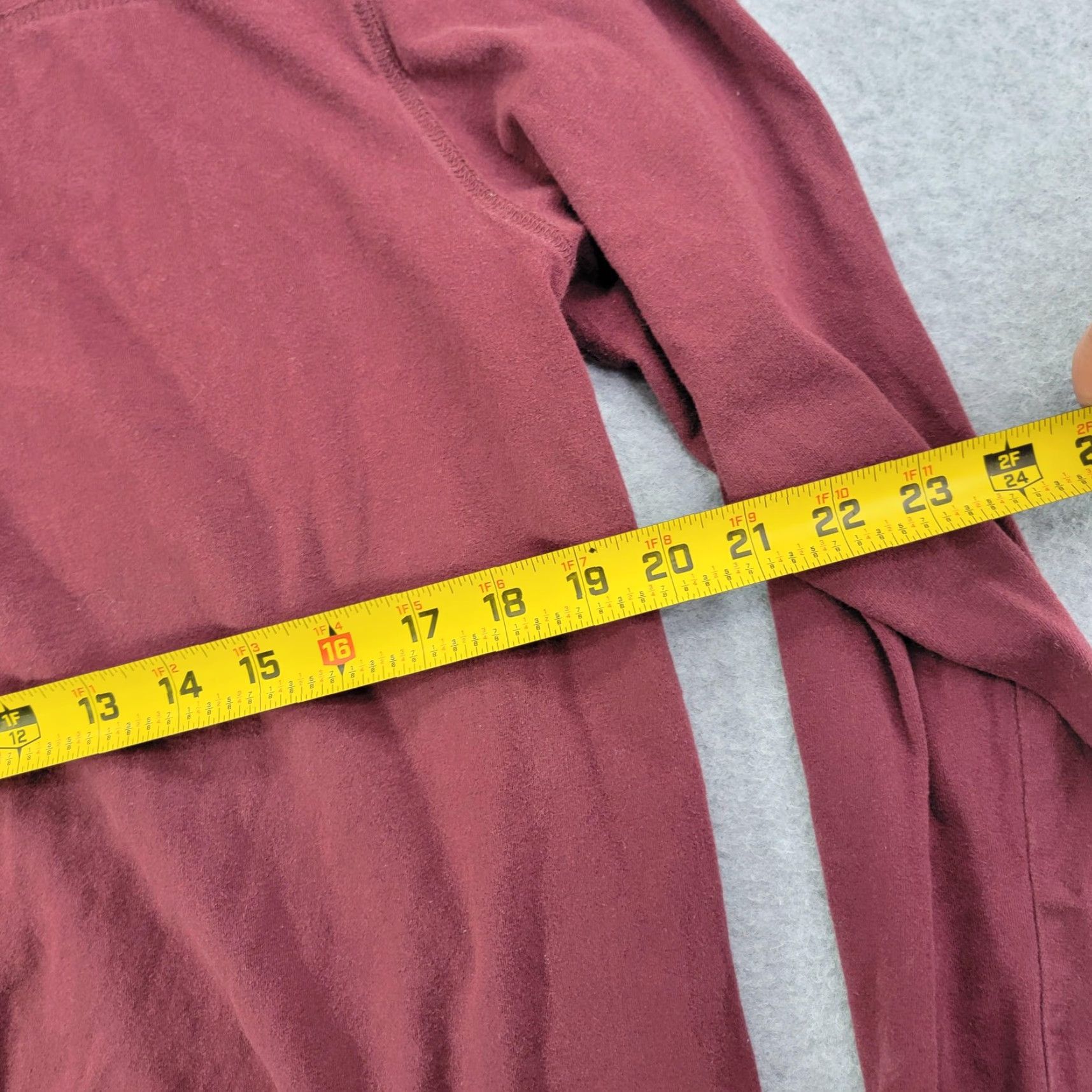 Lucky Brand Lucky Brand Sweatshirt Mens Large Red Mock Neck Snap Henley Saturday Stretch Size US L / EU 52-54 / 3 - 7 Thumbnail