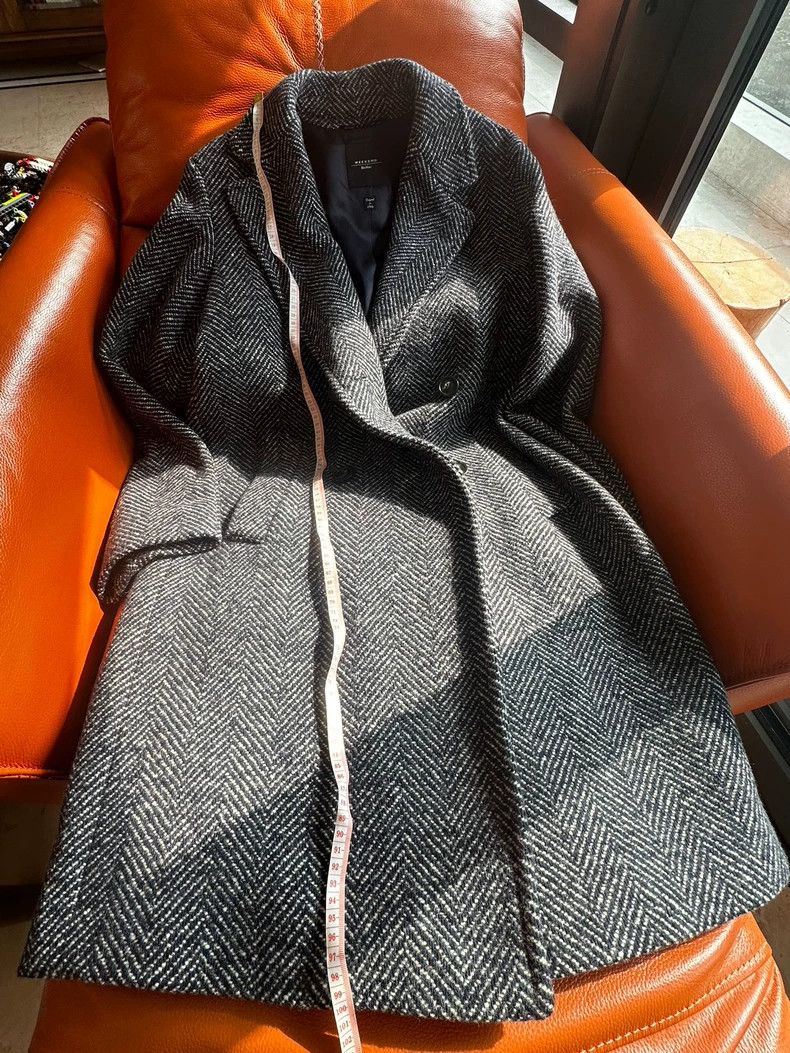 Max Mara Max Mara Classic herringbone midi coat Size M / US 6-8 / IT 42-44 - 2 Thumbnail