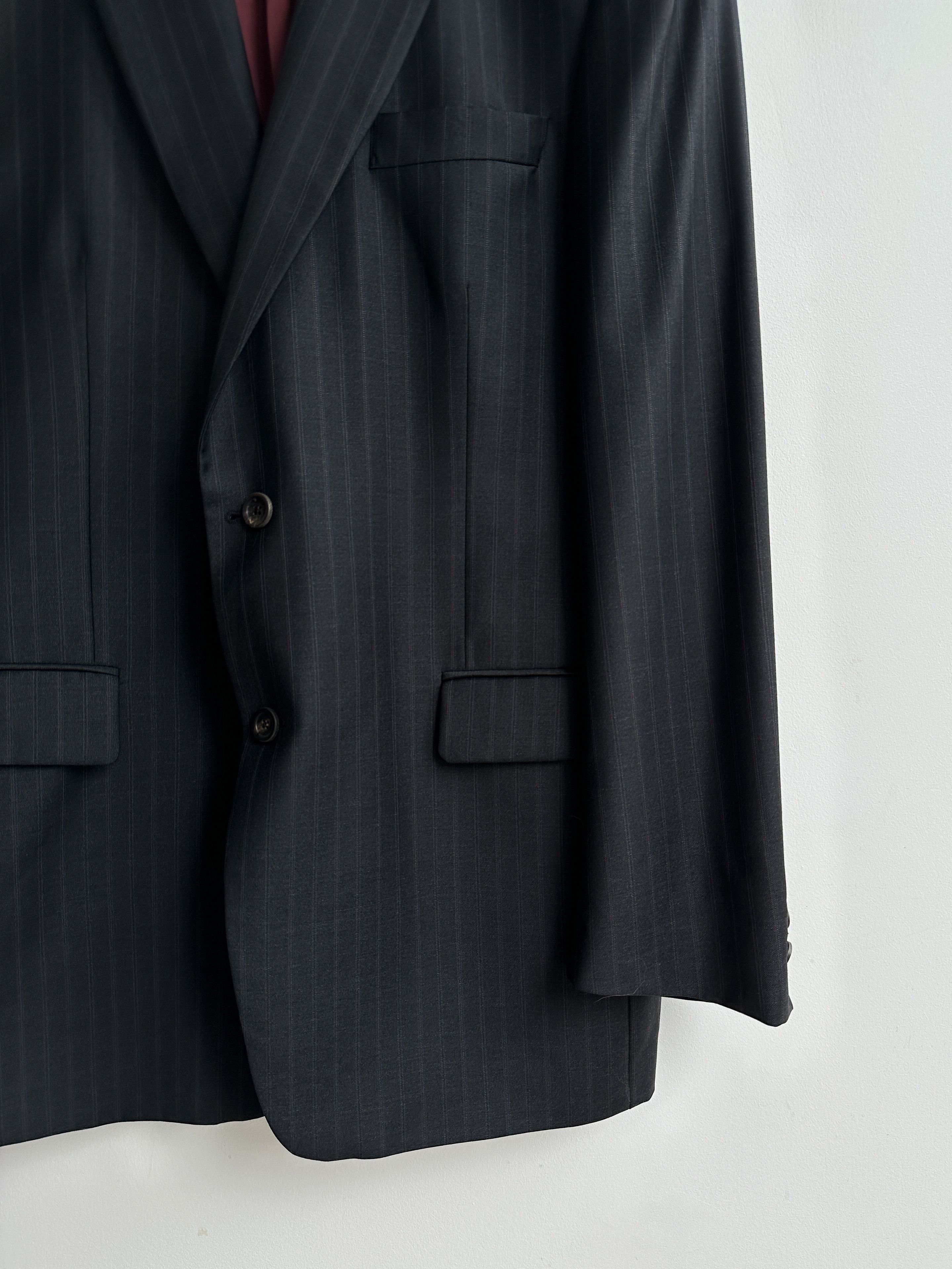 Ermenegildo Zegna Ermenegildo Zegna Black Wool Blazer Size 48R - 6 Thumbnail