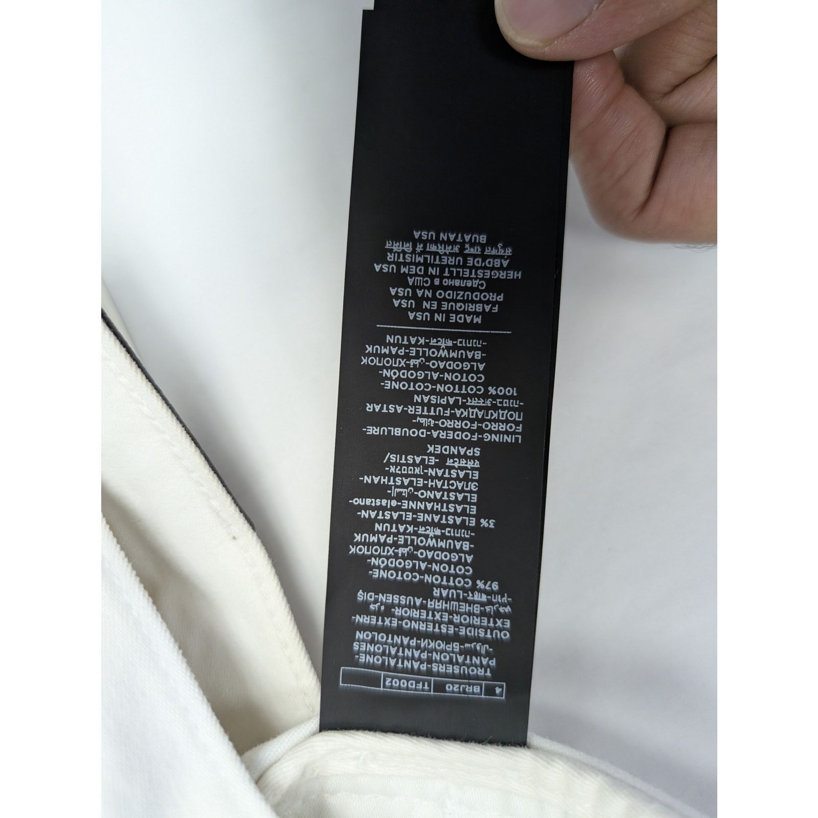 Tom Ford o1rshd1 Denim Straight Jean in White Size US 36 / EU 52 - 18 Thumbnail