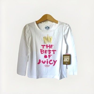 Juicy Couture BNWT Juicy Couture “Best of Juicy” girls white long sleeve Size XS / US 0-2 / IT 36-38 - 1 Preview