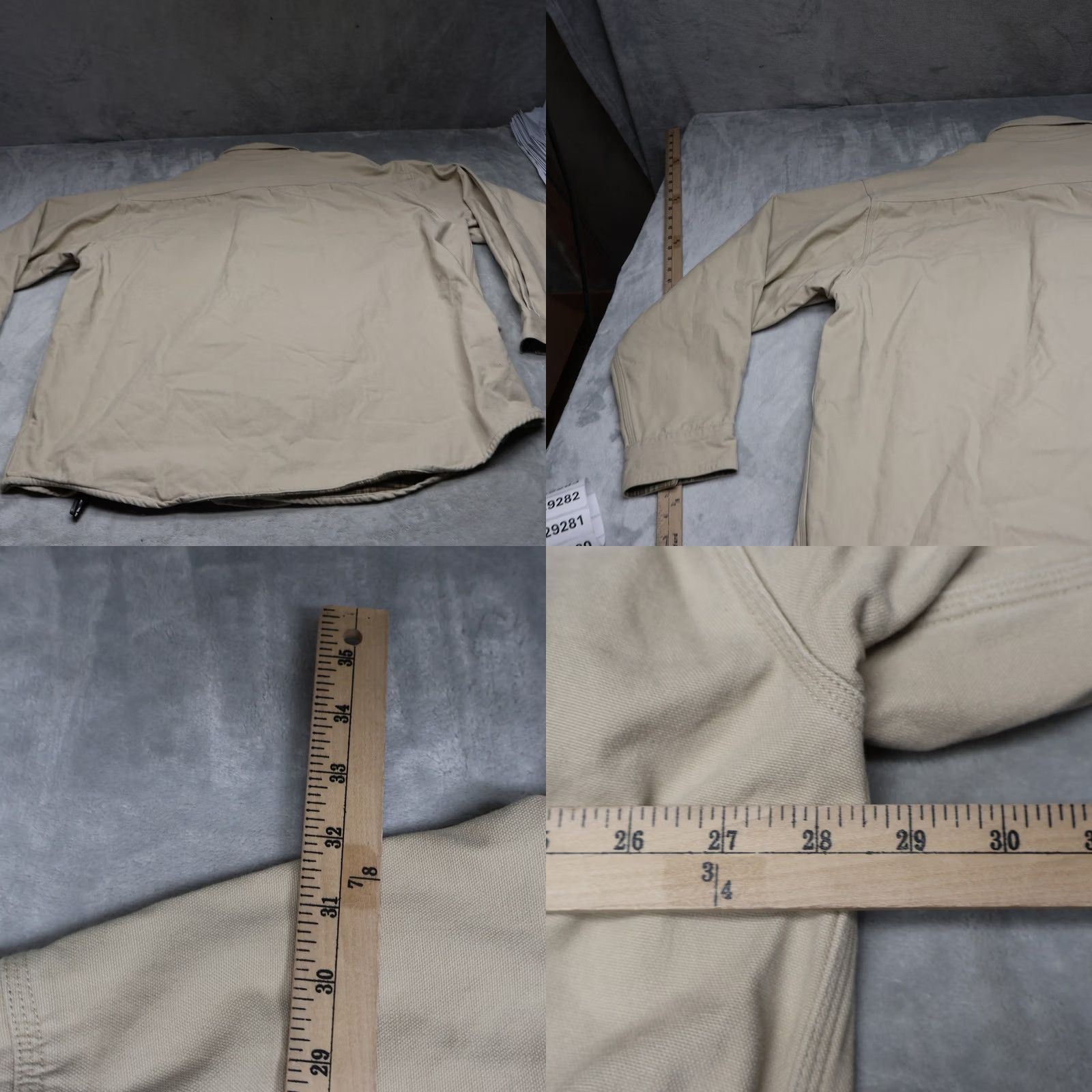 Carhartt Carhartt Shirt Jacket Mens 3XL Tall White Canvas Flannel Lined Rugged Workwear Size US XXL / EU 58 / 5 - 8 Thumbnail