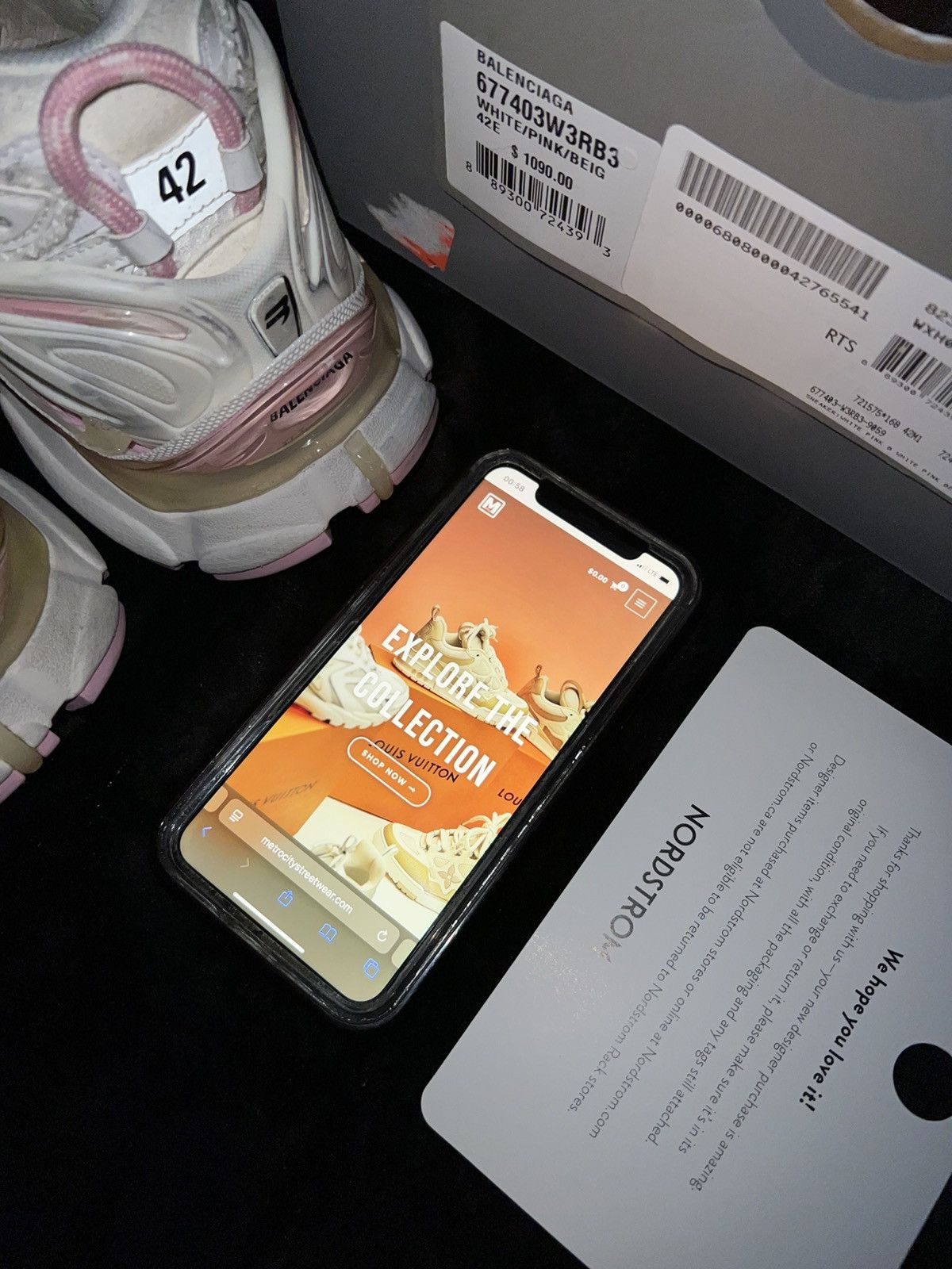 Balenciaga Balenciaga Runner “Pink/Tan” Size US 9 / EU 42 - 18 Thumbnail