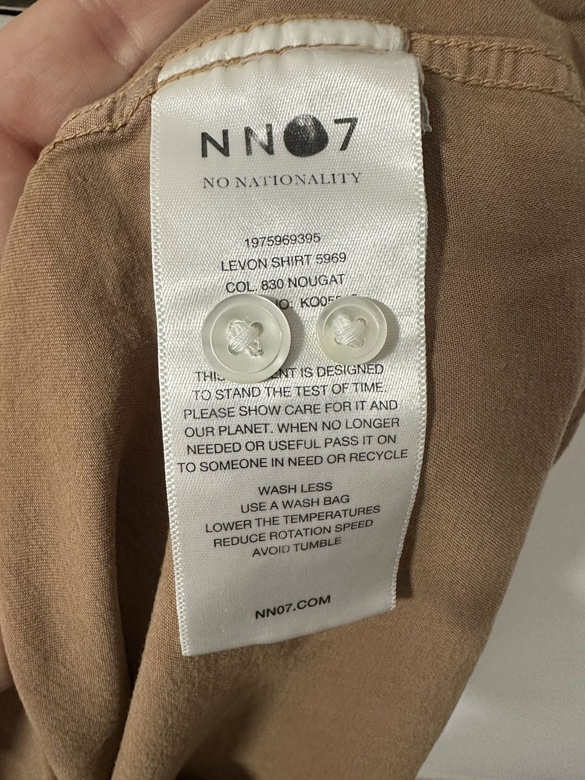 NN07 (NEW) NN07 - « Levon » button down shirt Size US L / EU 52-54 / 3 - 5 Thumbnail