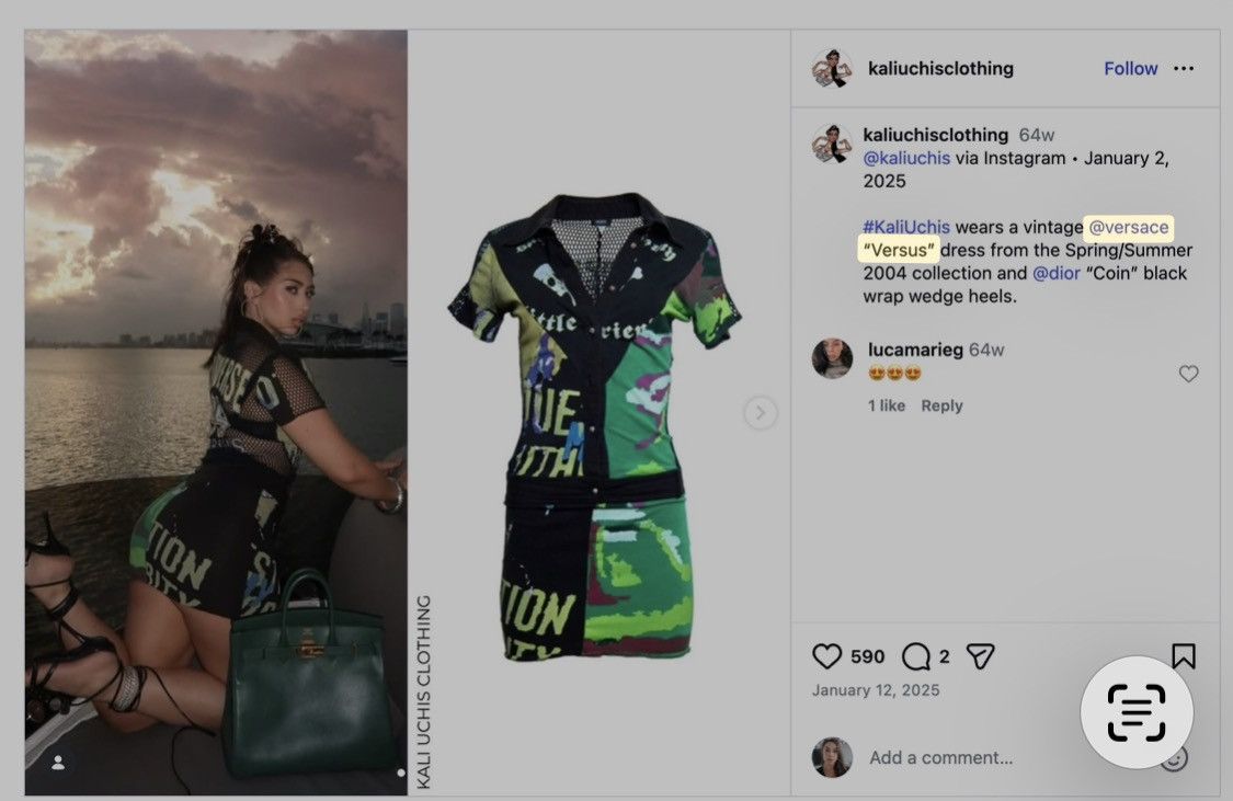 Versus Versace Very Rare Versus Versace Vintage "Adverse 99" Mini Dress Size S / US 4 / IT 40 - 4 Thumbnail