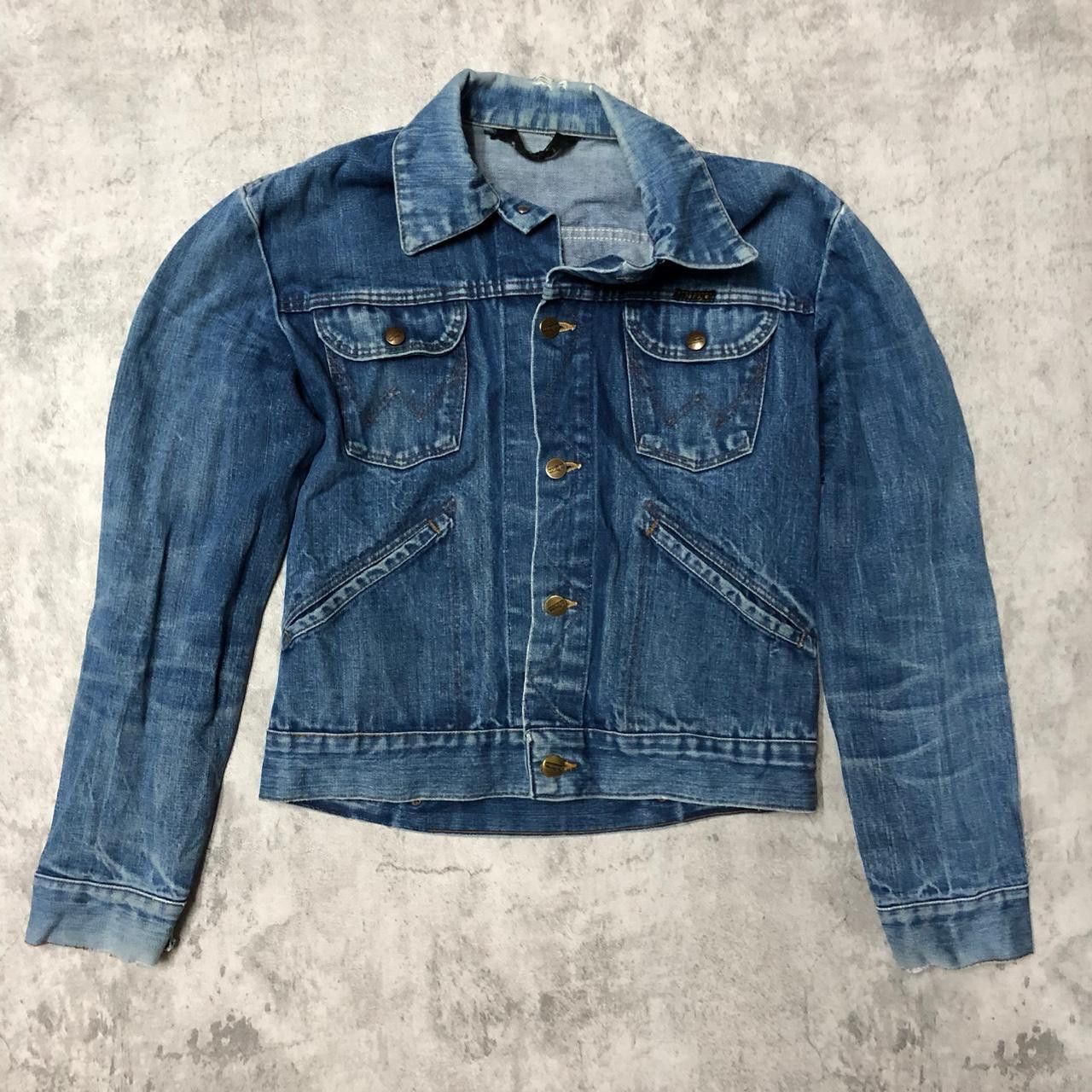 Wrangler Wrangler denim jacket with unique character finds Size US S / EU 44-46 / 1 - 1 Thumbnail