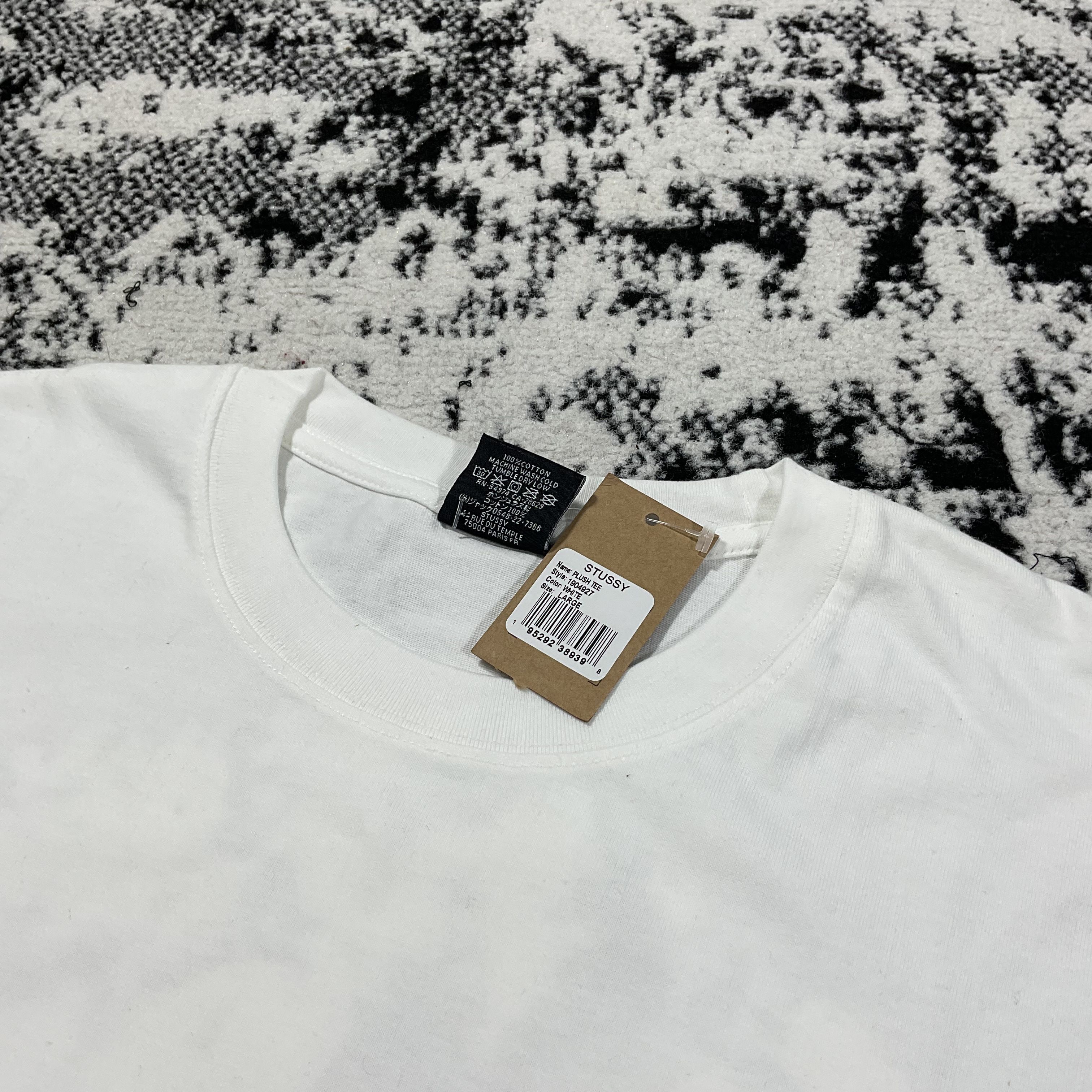 Stussy Stussy tee white Size US L / EU 52-54 / 3 - 6 Thumbnail