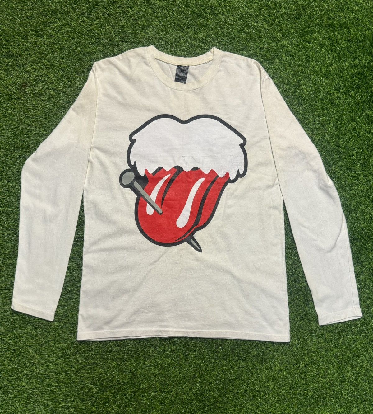 Japanese Brand long sleeve crewneck by NumberNine rolling stone design Size US M / EU 48-50 / 2 - 2 Thumbnail