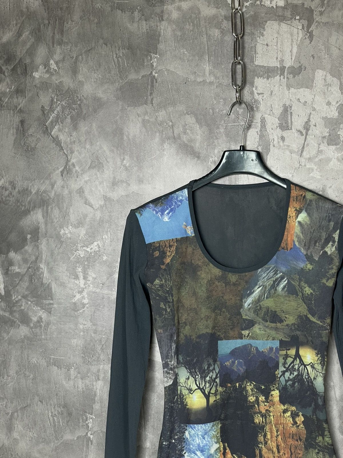 Japanese Brand × Vintage VINTAGE JEAN PAUL GAULTIER STYLE MESH LONG SLEEVE Size M / US 6-8 / IT 42-44 - 3 Thumbnail