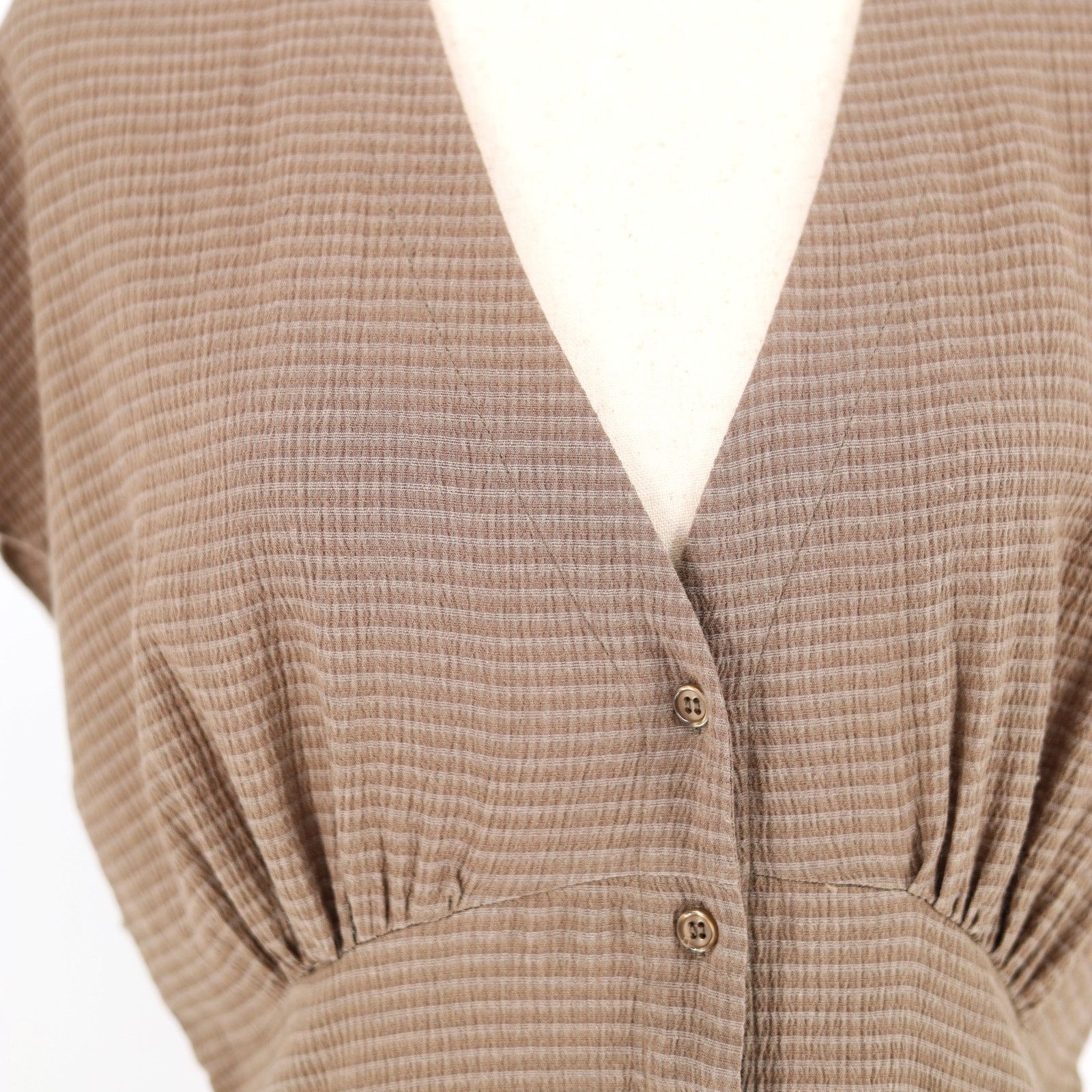 Samsoe Samsoe Samsoe Samsoe Women Valerie Button Front Casual Dress Size M Size M / US 6-8 / IT 42-44 - 8 Thumbnail