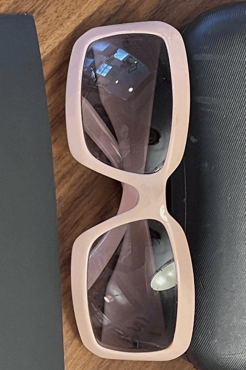 Chanel CHANEL Sunglasses 5076 pearl Rimless Rhinestone 4017 Shields Size ONE SIZE - 4 Thumbnail