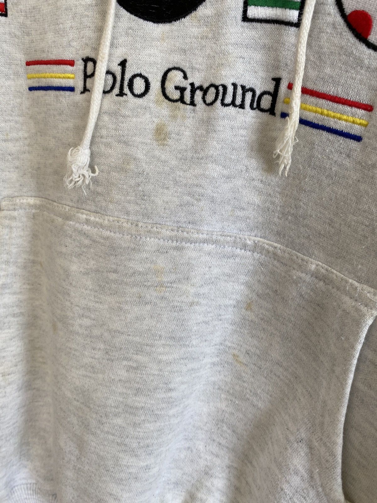 Polo Ralph Lauren Vintage Brand Polo Ground Spell Out Hoodie 1990s Size US L / EU 52-54 / 3 - 8 Thumbnail