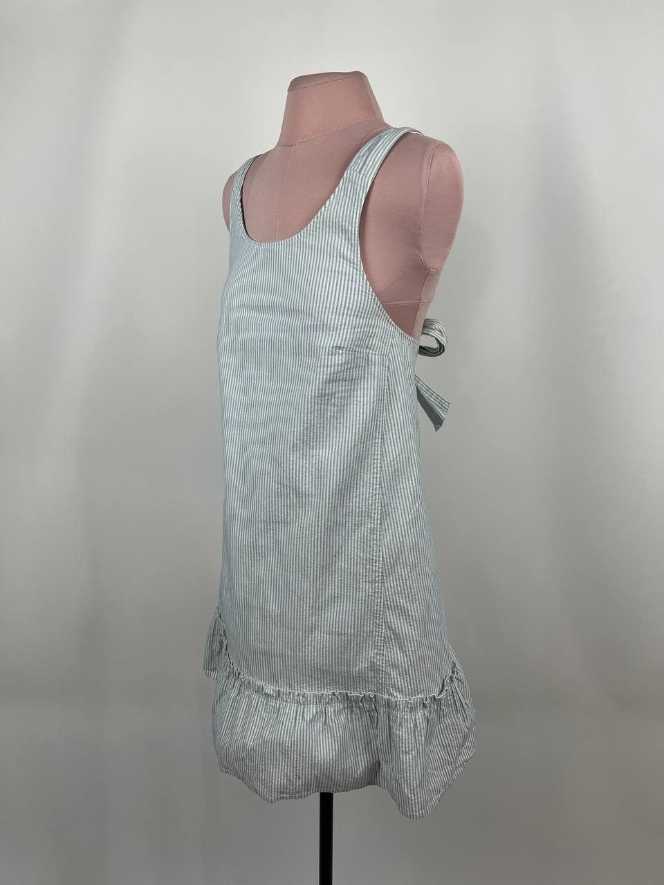 Sezane Sezane Blue Striped Sleeveless Dress Size 36 Size XS / US 0-2 / IT 36-38 - 2 Thumbnail