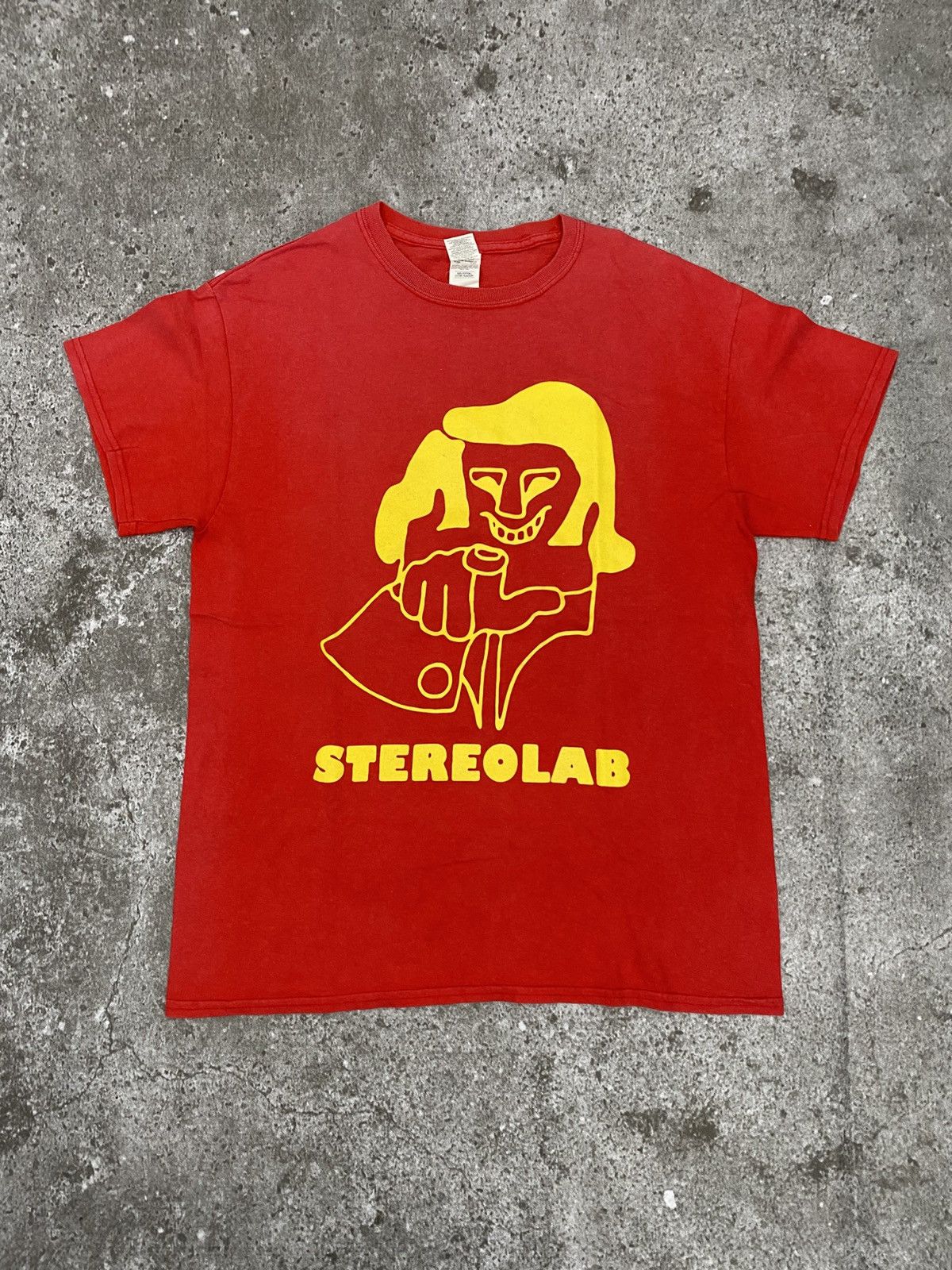 Band Tees Stereolab cliff red t-shirt Size US M / EU 48-50 / 2 - 1 Thumbnail
