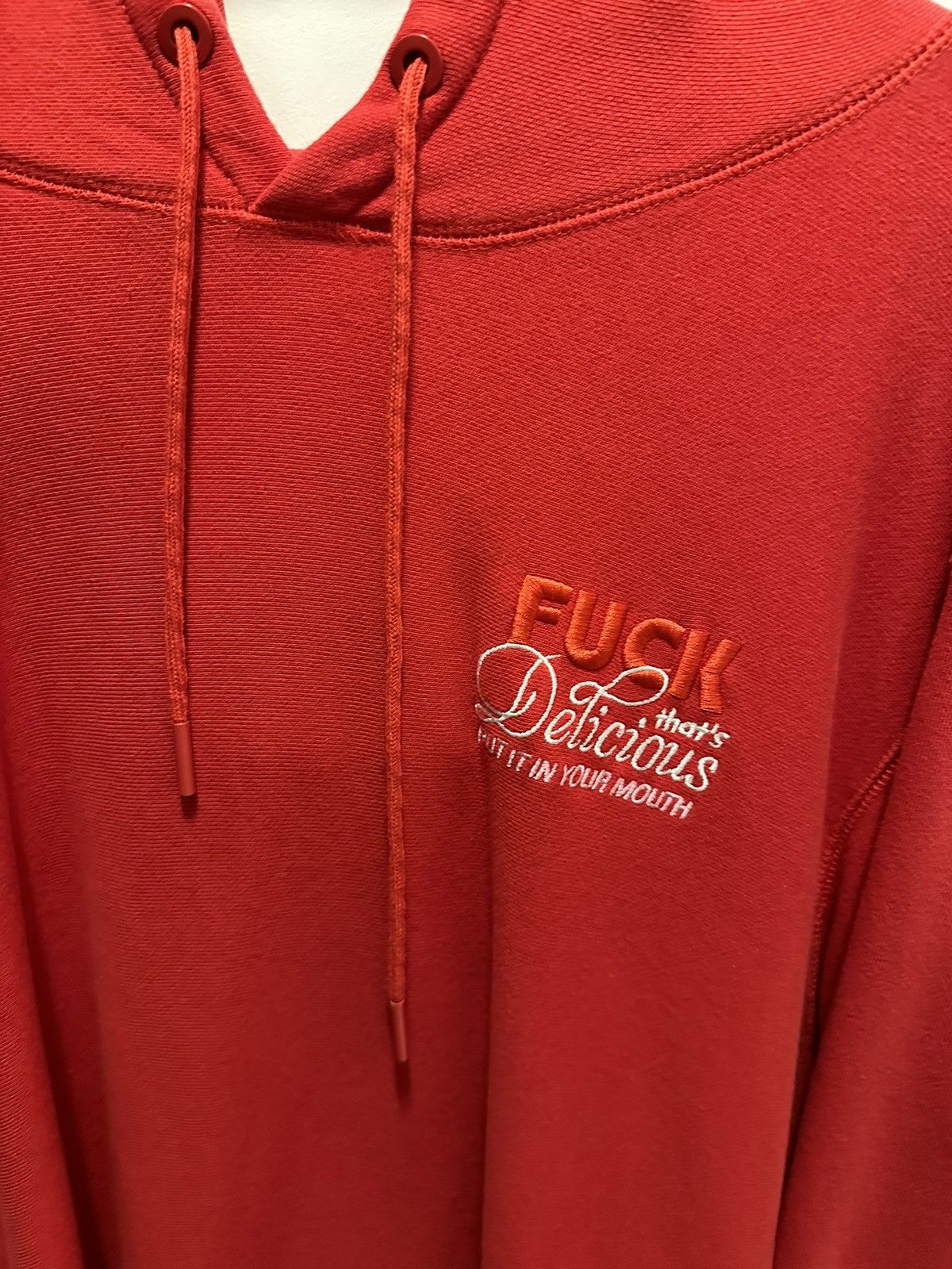 Action Bronson Action Bronson Fuck That’s Delicious Red Hoodie Size US XXL / EU 58 / 5 - 2 Thumbnail