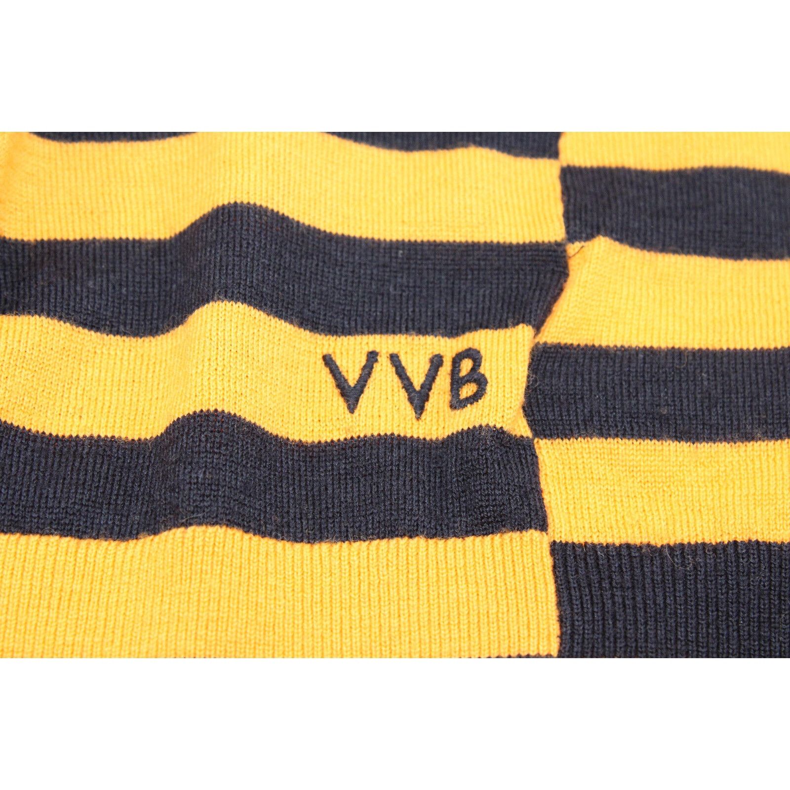 New VICTORIA BECKHAM Striped Wool Sweater Pullover Sweater S