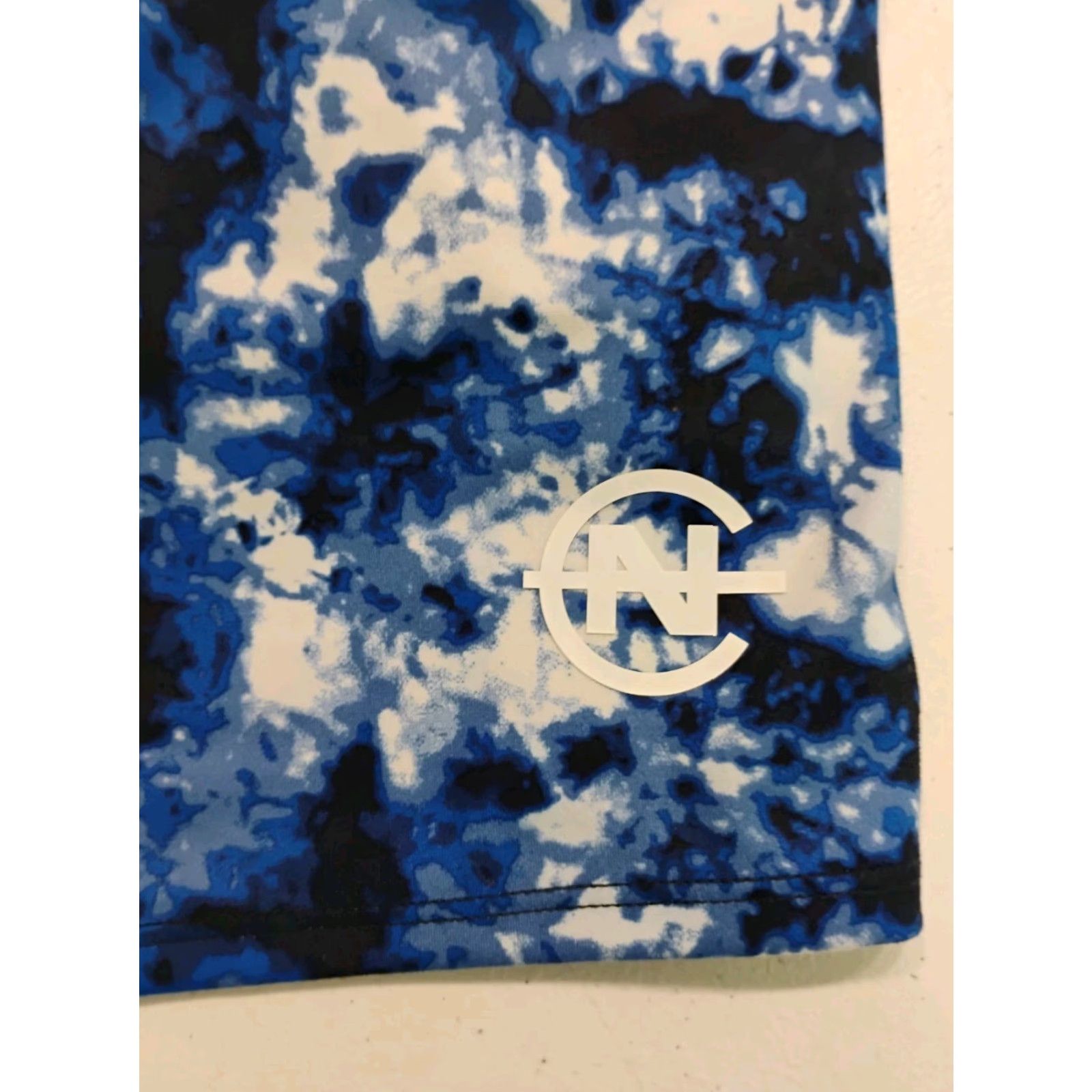 Nautica Nautica Competition Sport Bra Athletic Top Tie Dye Crop Tank Size Medium Blue Women Built-In Bra Athletic Crop Tank Shirt Size M / US 6-8 / IT 42-44 - 6 Thumbnail