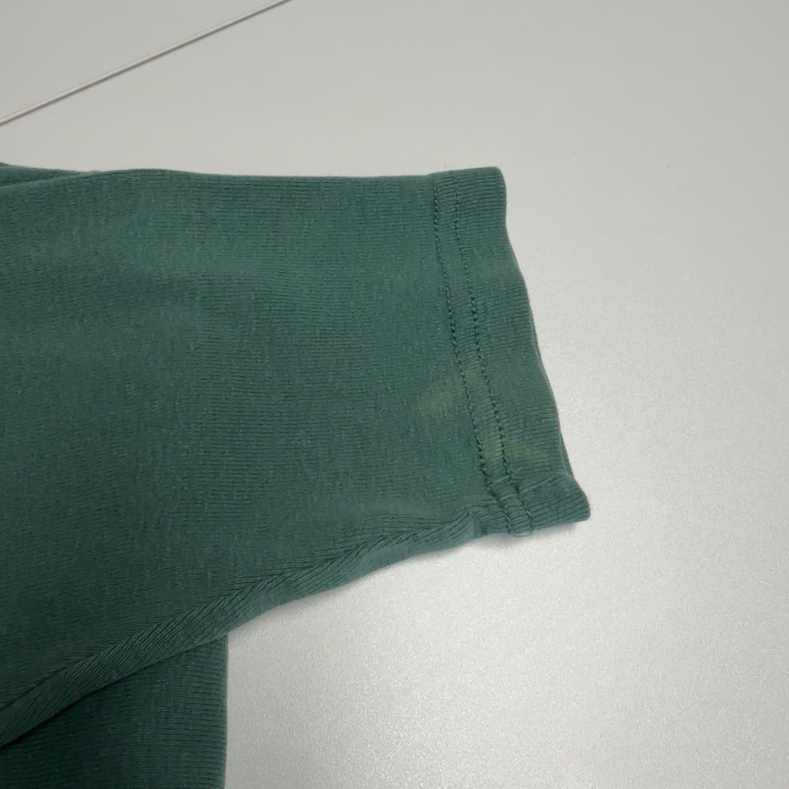 Vintage Vintage 90s Green Mock Neck Long Sleeve T Shirt Medium Size US M / EU 48-50 / 2 - 7 Thumbnail