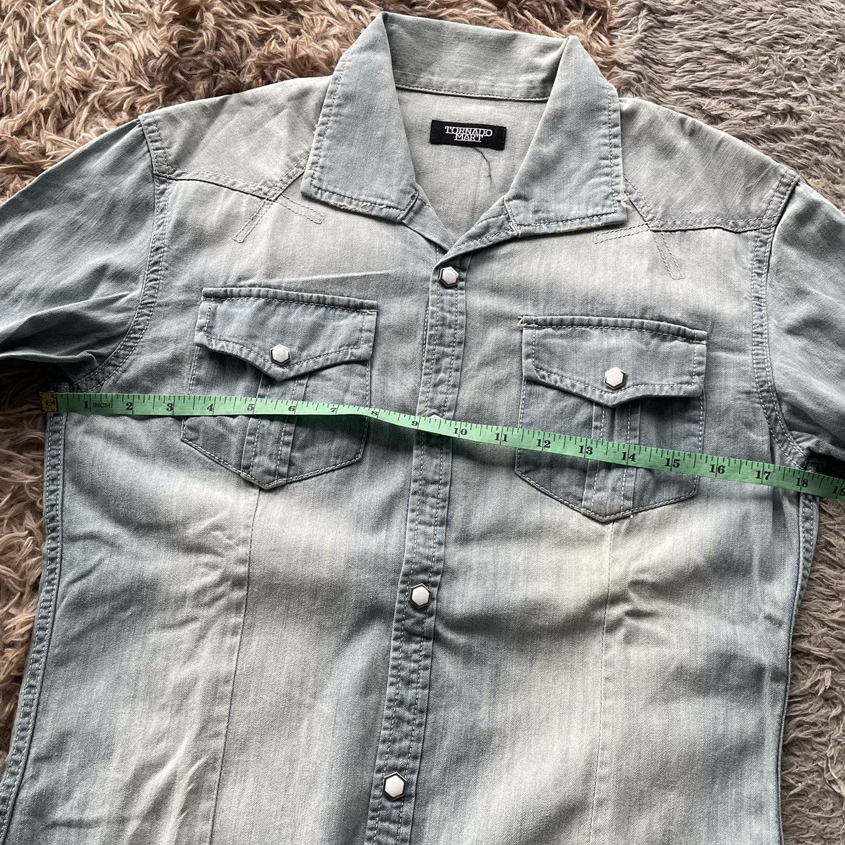 Japanese Brand Tornado mart denim button ups Size M / US 6-8 / IT 42-44 - 11 Thumbnail