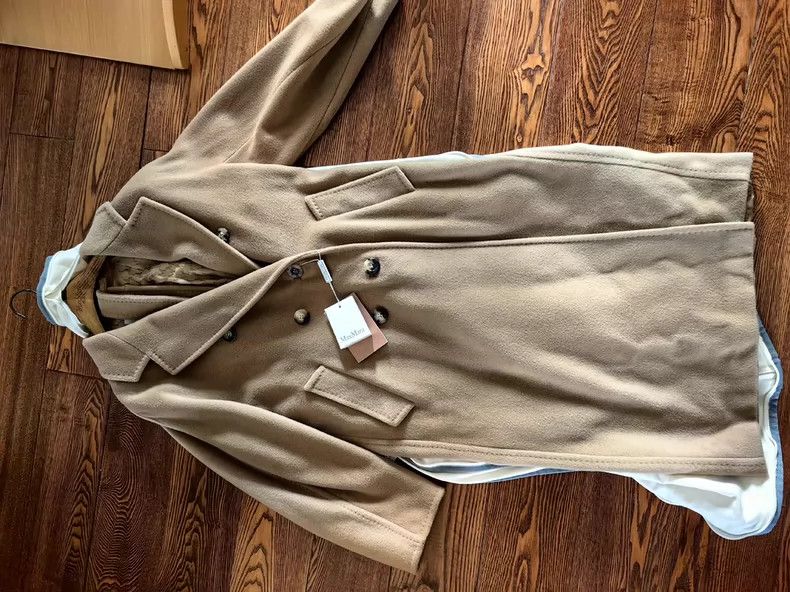 Max Mara Max Mara 101801 Madame coat camel Size S / US 4 / IT 40 - 1 Thumbnail