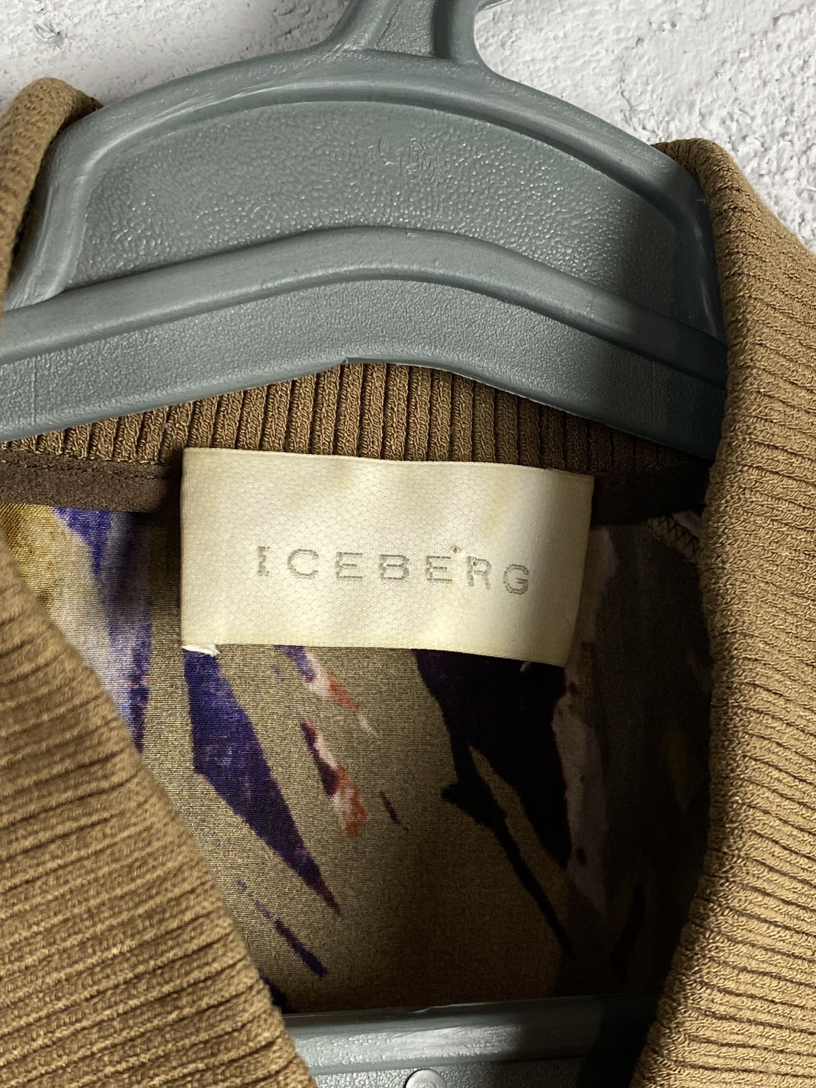 Iceberg Vintage Runway Silk Printed Iceberg Blazer Light Jacket Size XS / US 0-2 / IT 36-38 - 5 Thumbnail
