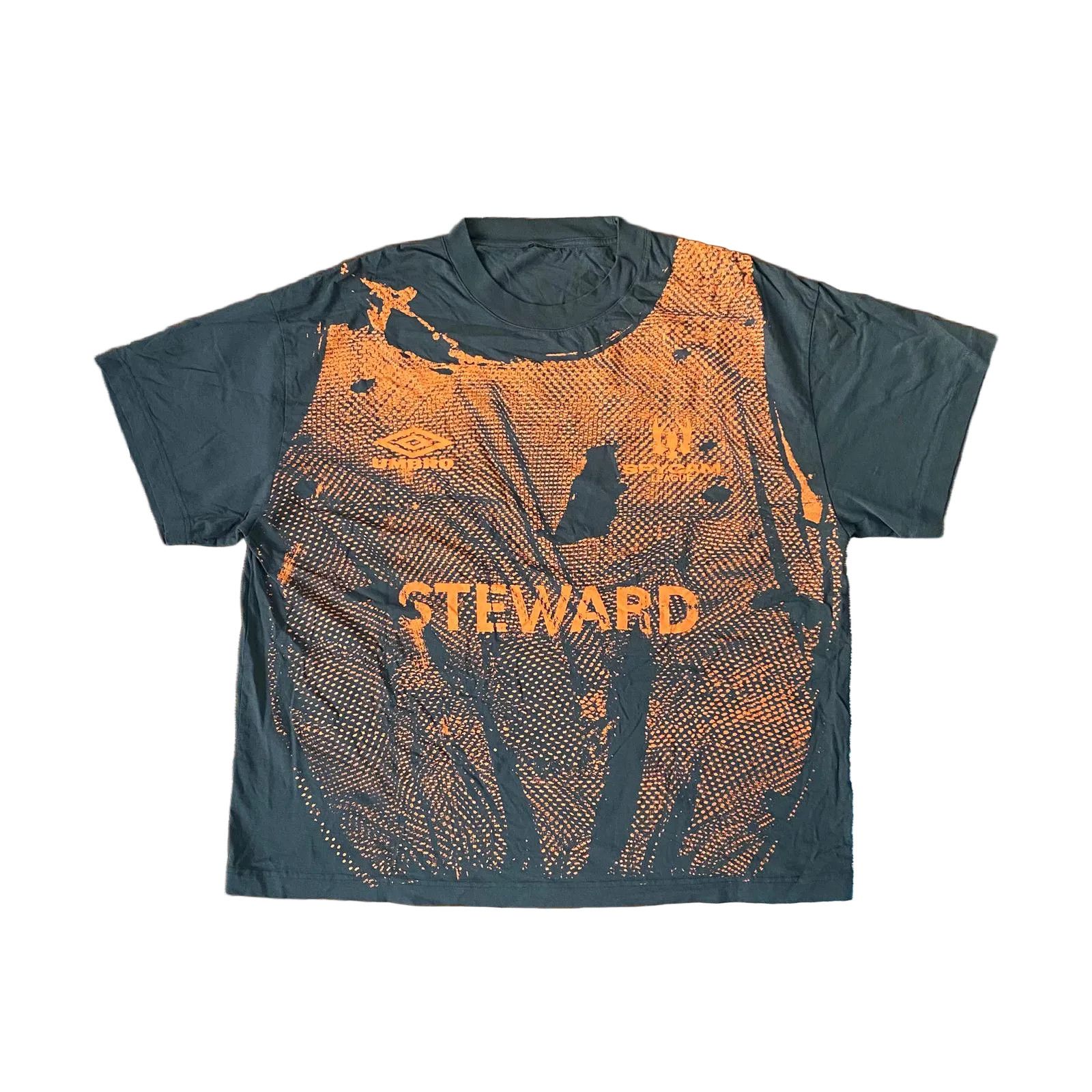 Umbro × Umbro Black Steward Vest Print Oversized T-Shirt Size US M / EU 48-50 / 2 - 1 Thumbnail
