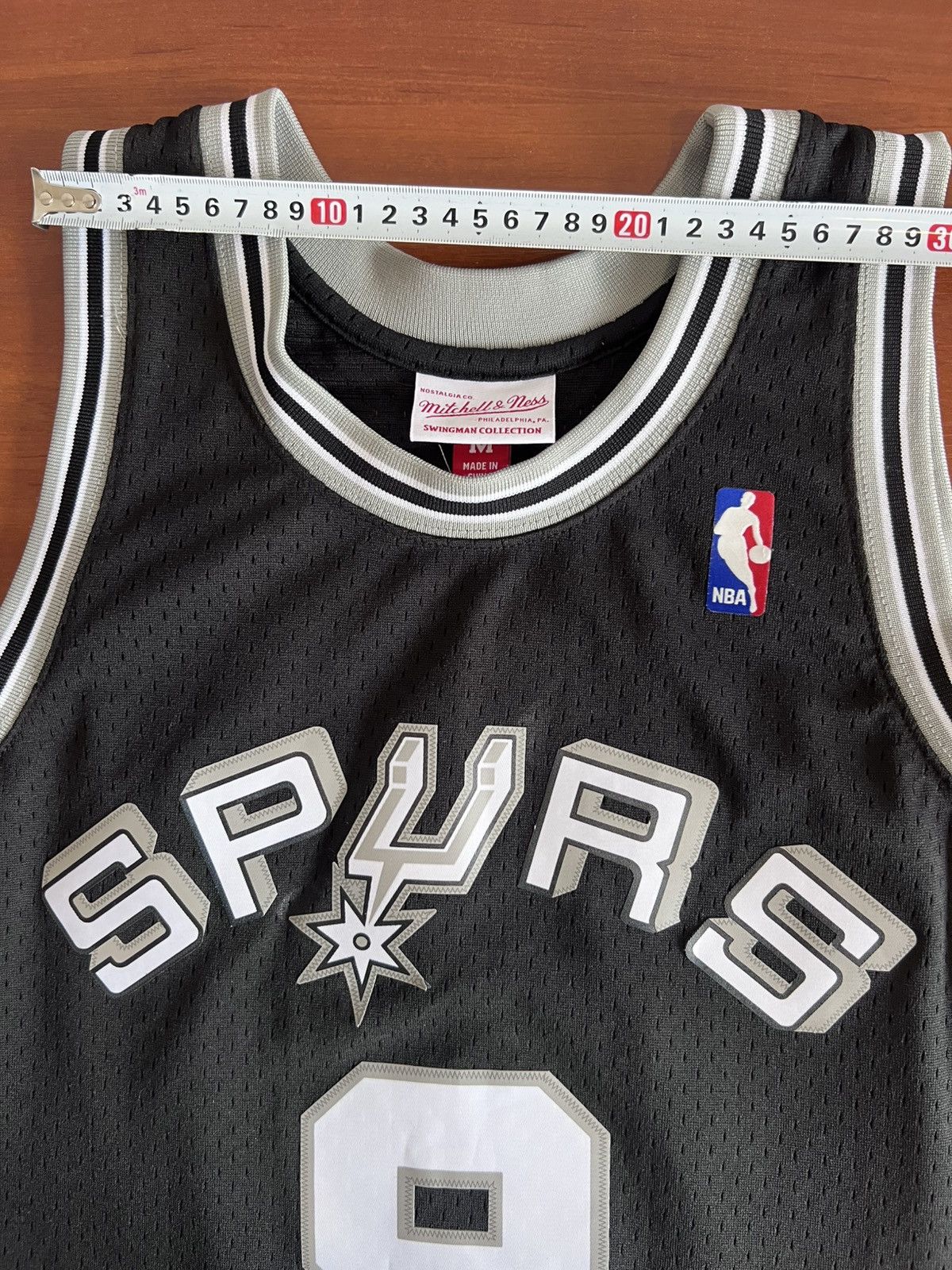 Mitchell & Ness NBA SPURS Basketball Jersey #9 PARKER Mens M