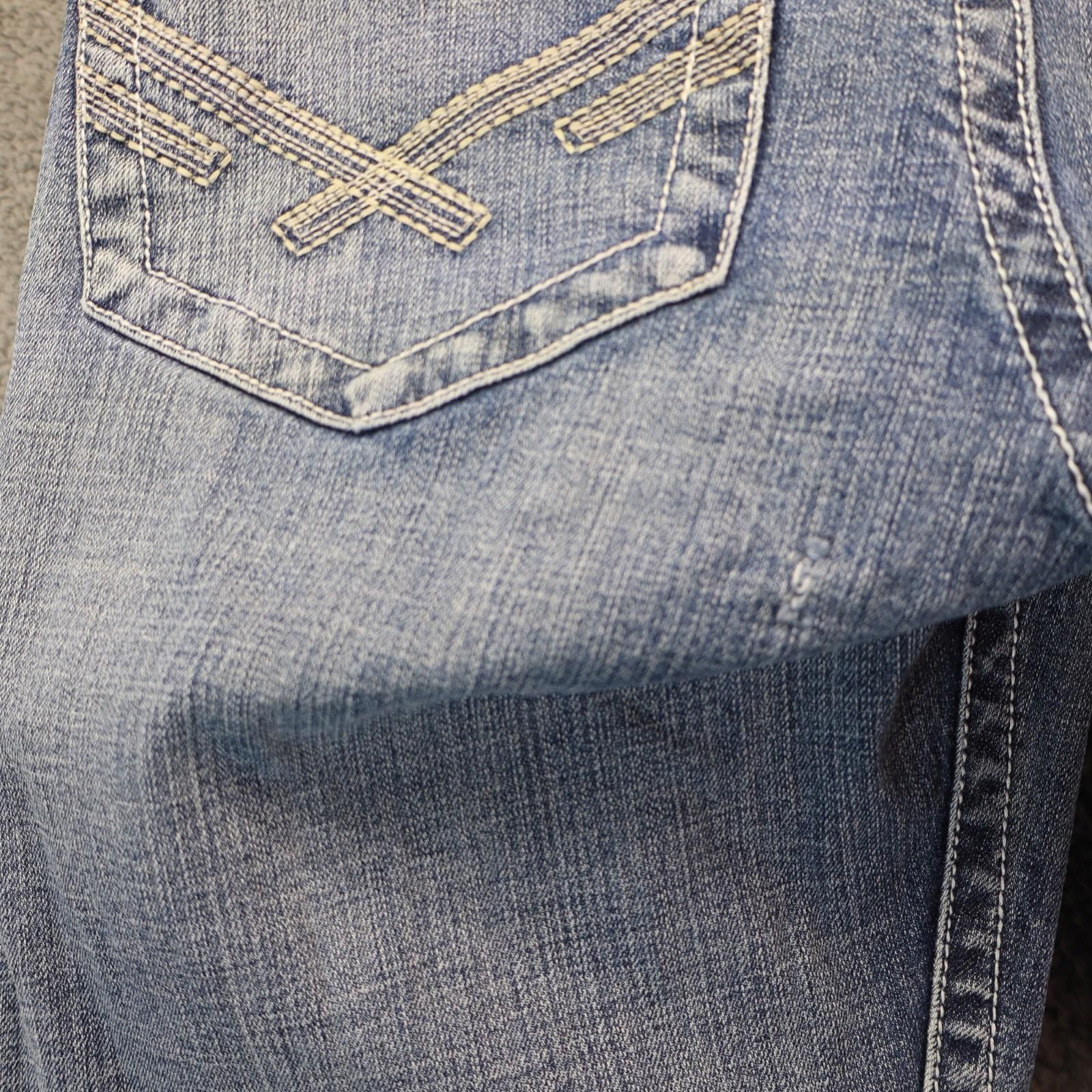 Axel Arigato Axel Vintage Boot Men Jeans Distressed 36x32 Cotton Blue Size US 36 / EU 52 - 11 Thumbnail