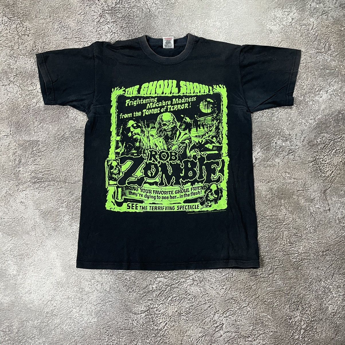 Vintage Vintage Y2K Zombie Horror Graphic Tee Black Goth Opium S Size US S / EU 44-46 / 1 - 2 Thumbnail